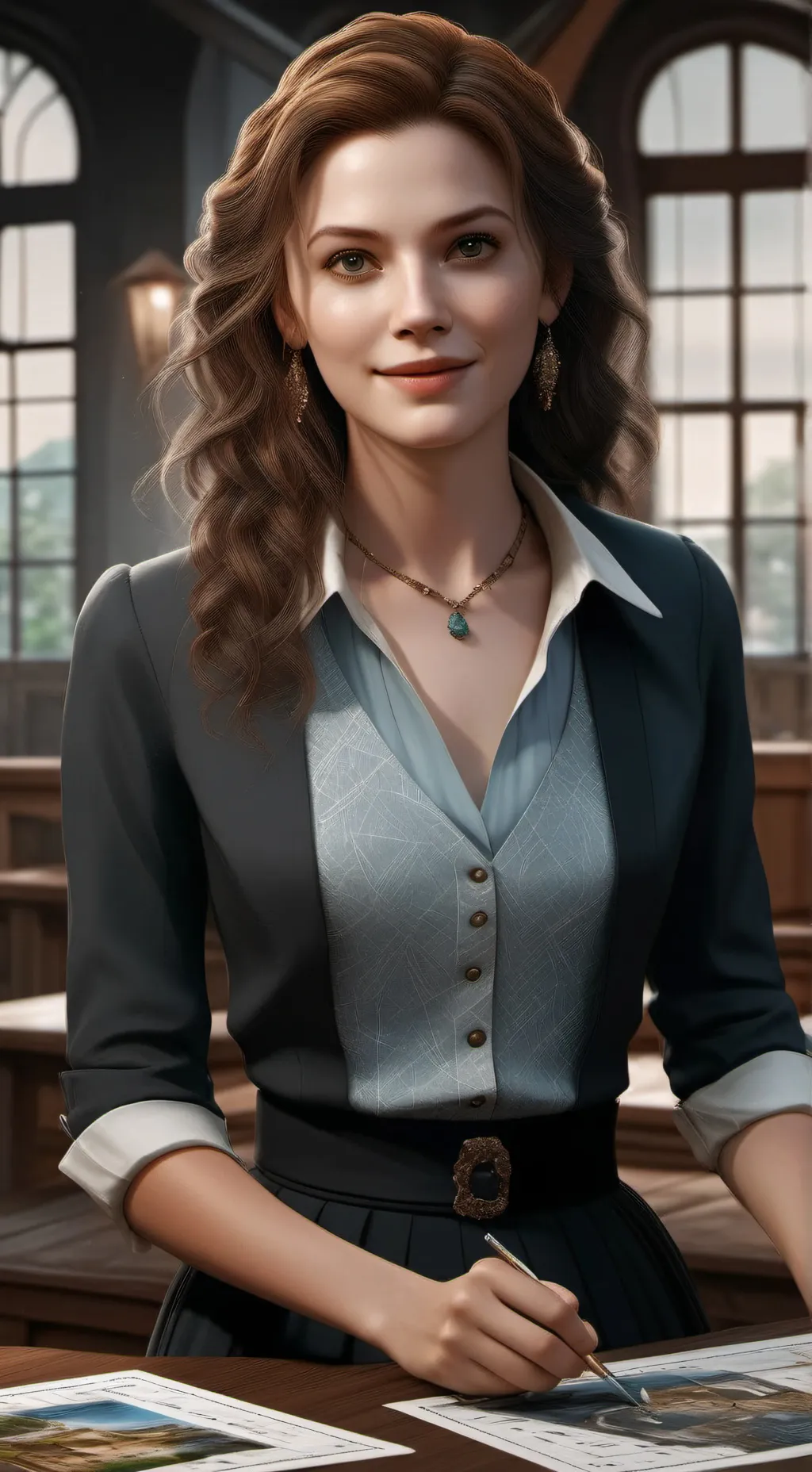 ai character: Rose (babysitter) background