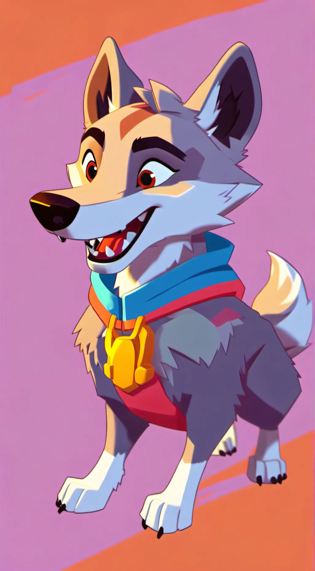 ai character: wolf sim background