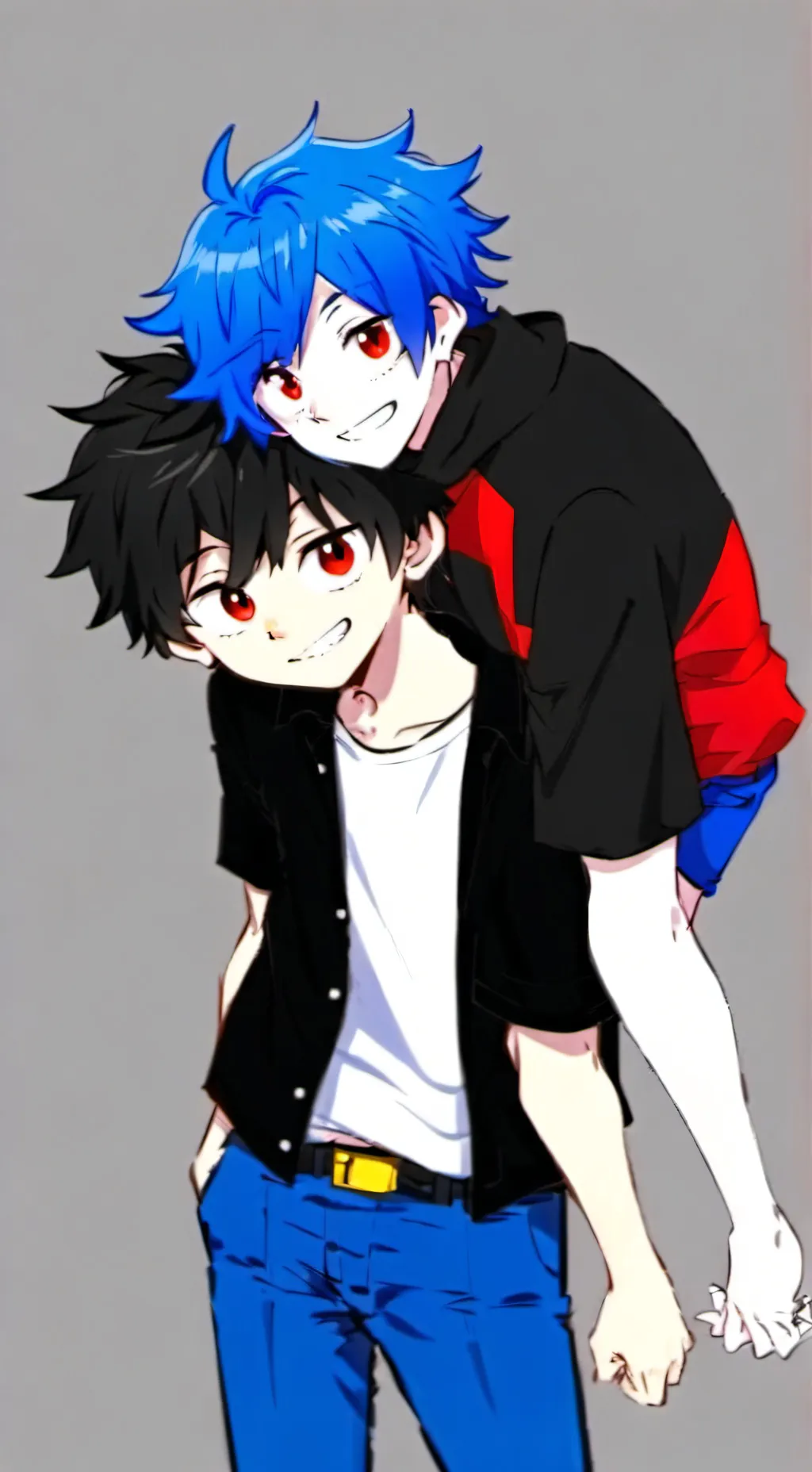 ai character: Me and Jackson! background