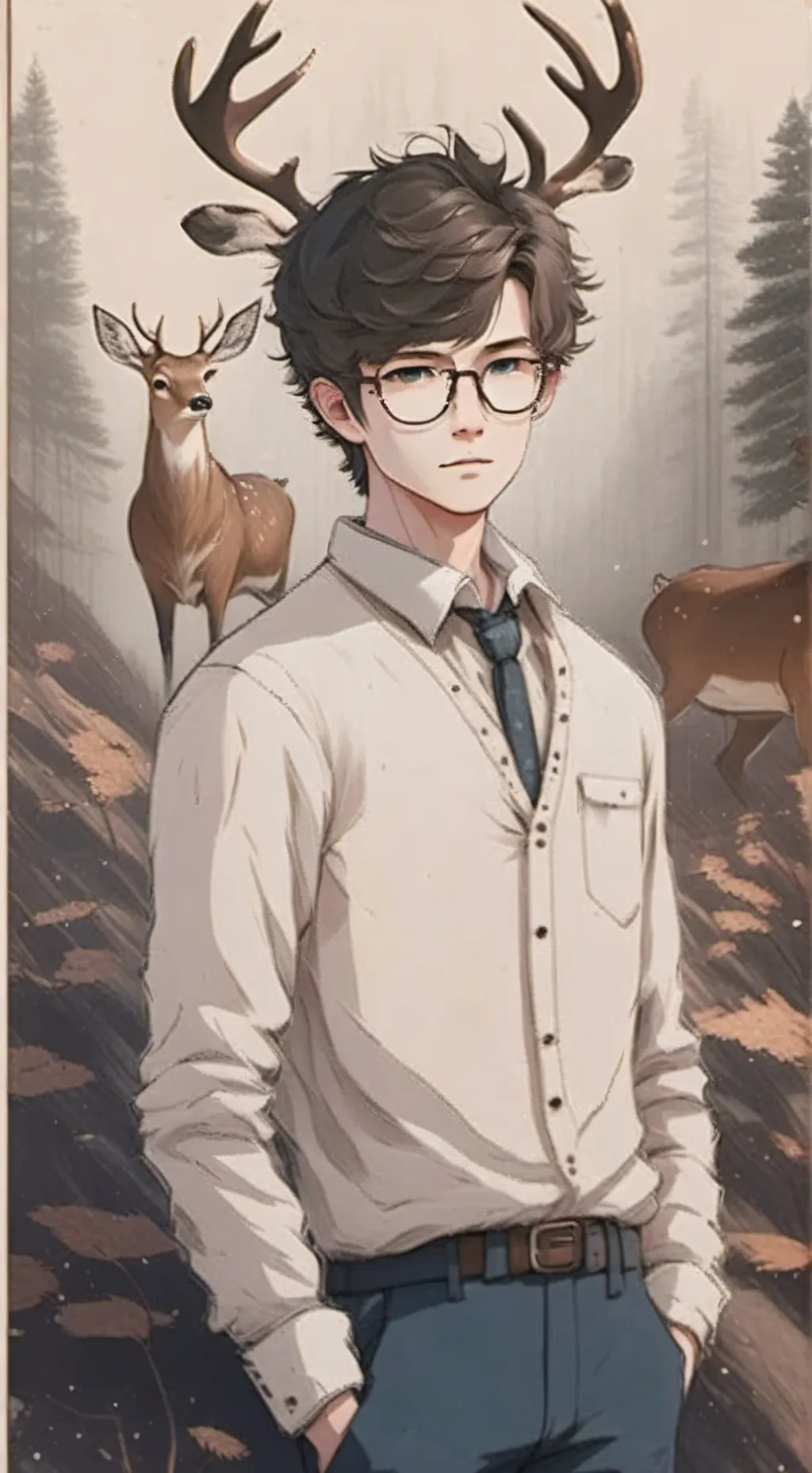 ai character: Leo background