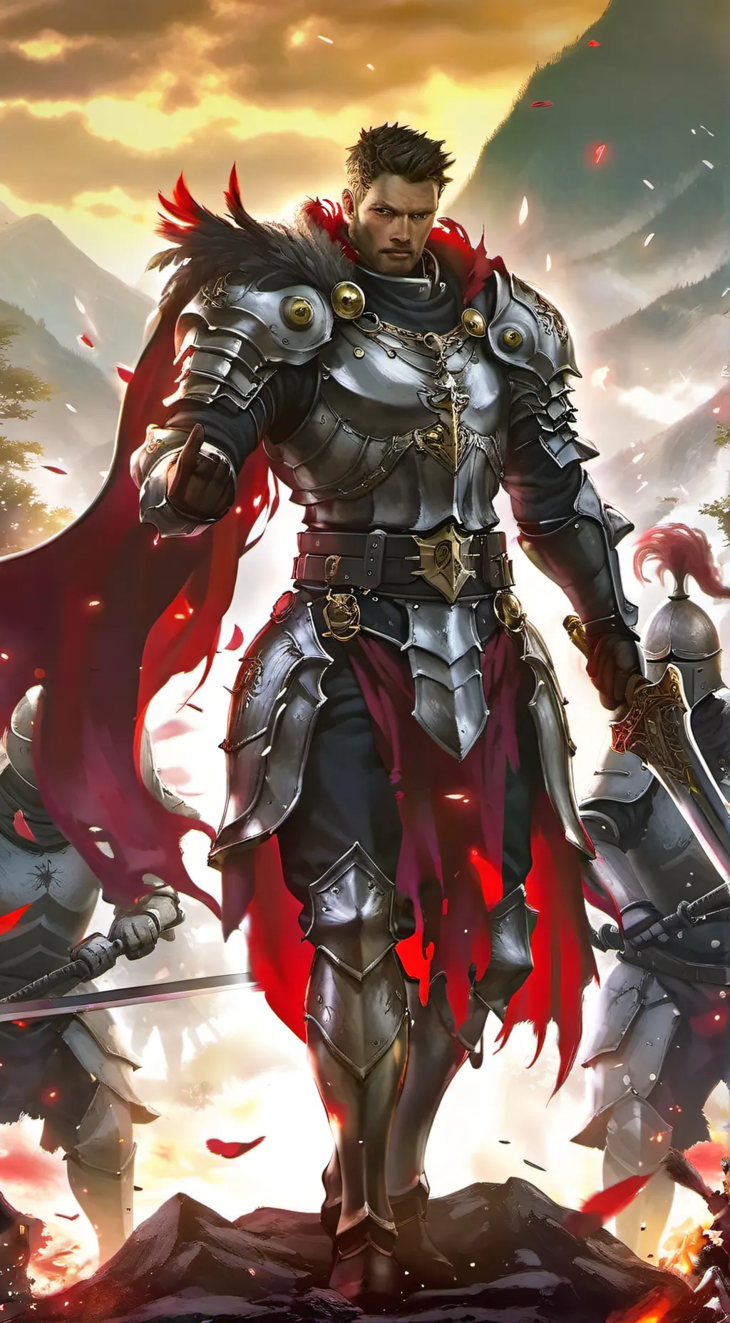 ai character: Valor Helbrook  background