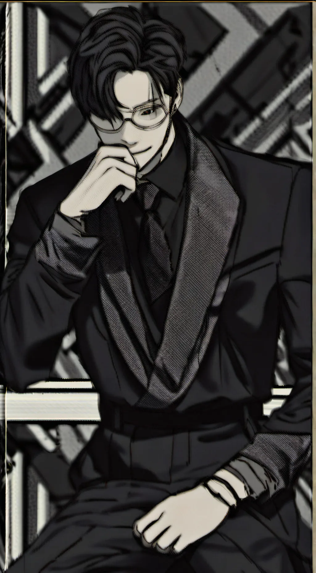 ai character: ^^¬(Kim - shin)¬^^ background