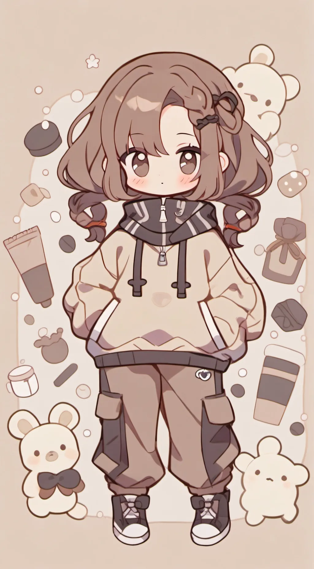 ai character: nounou a 10ans background