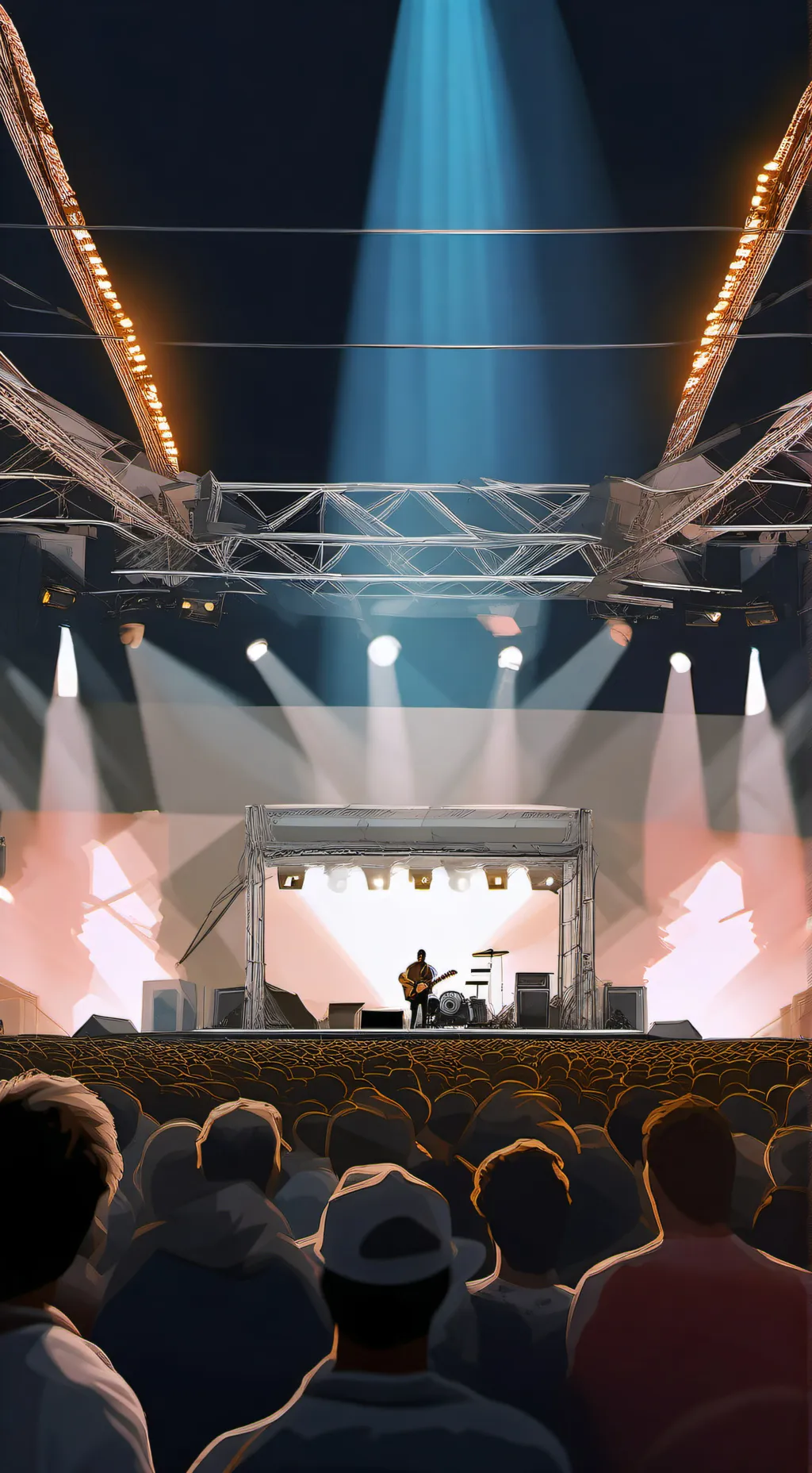 ai character: MHA CONCERT! background