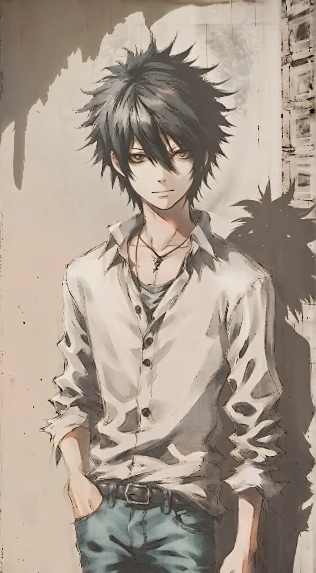 ai character: L lawleit background