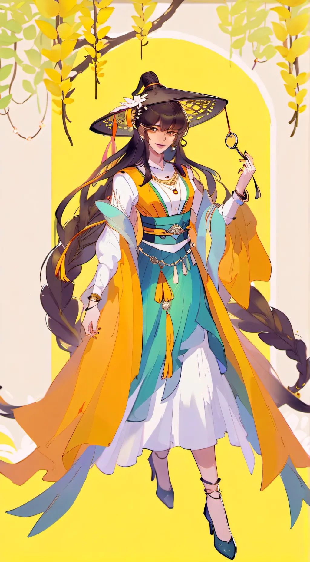 ai character: Сакура  background