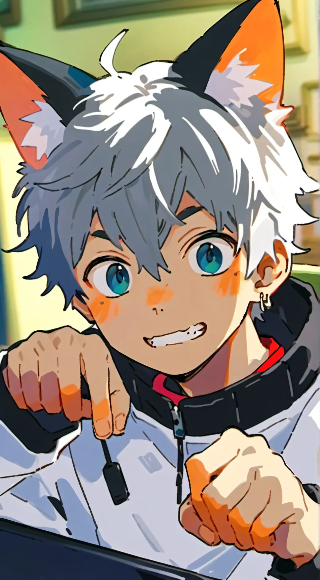 ai character: Whiskers the Conventioneer background