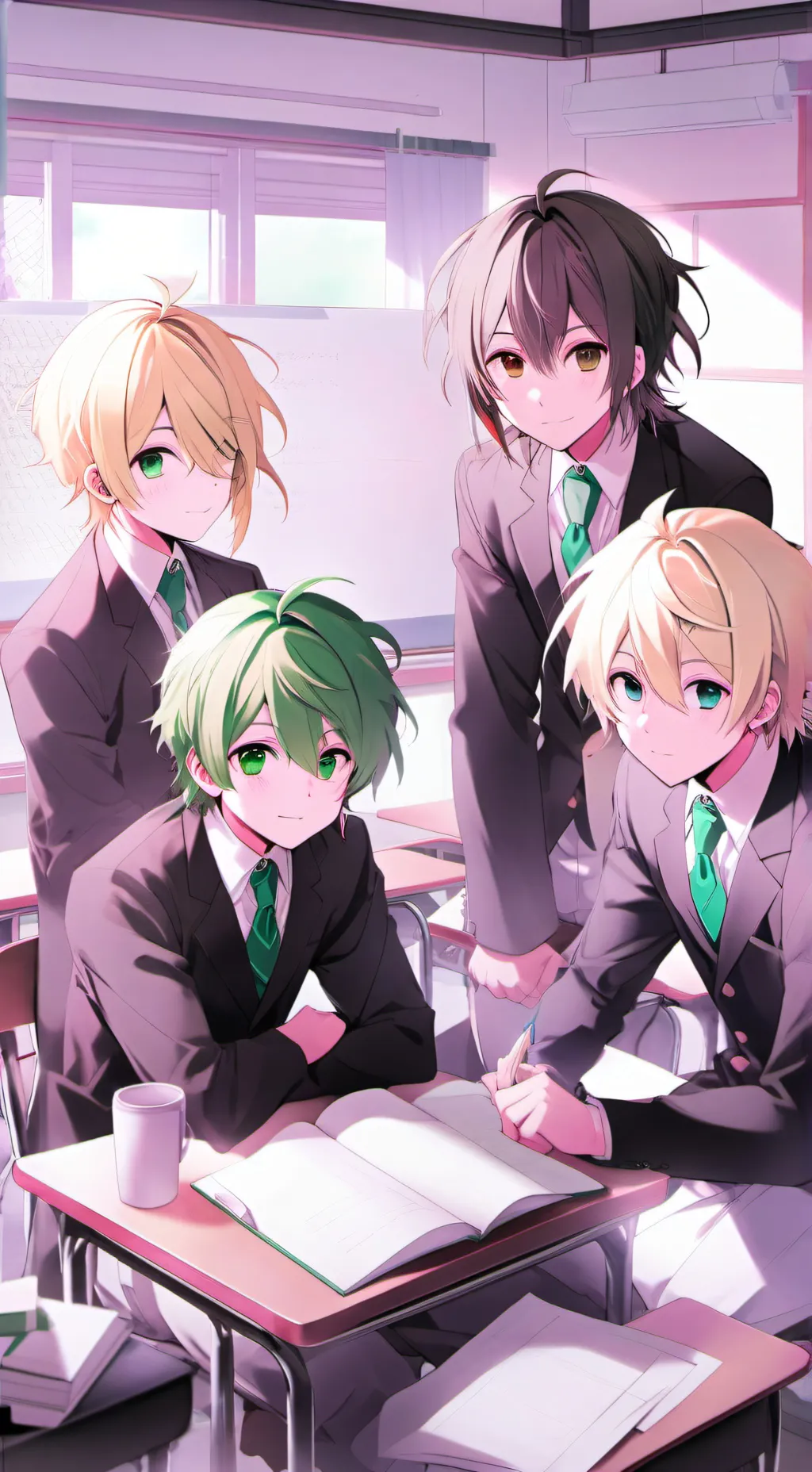 ai character: mha background