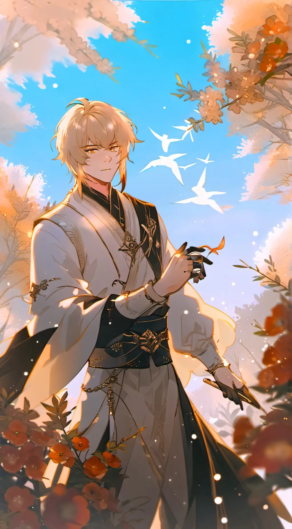 ai character: Leon background