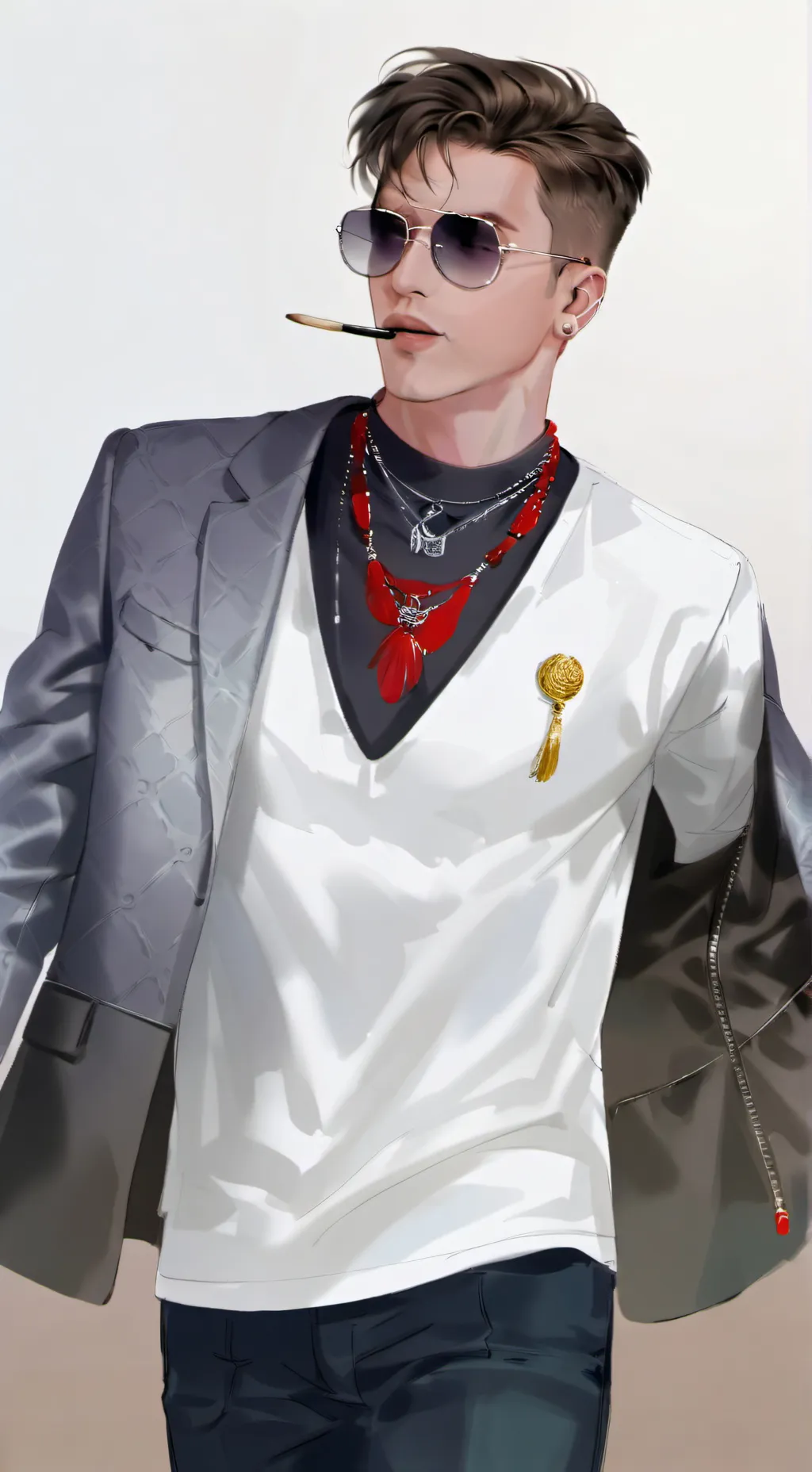 ai character: André  background