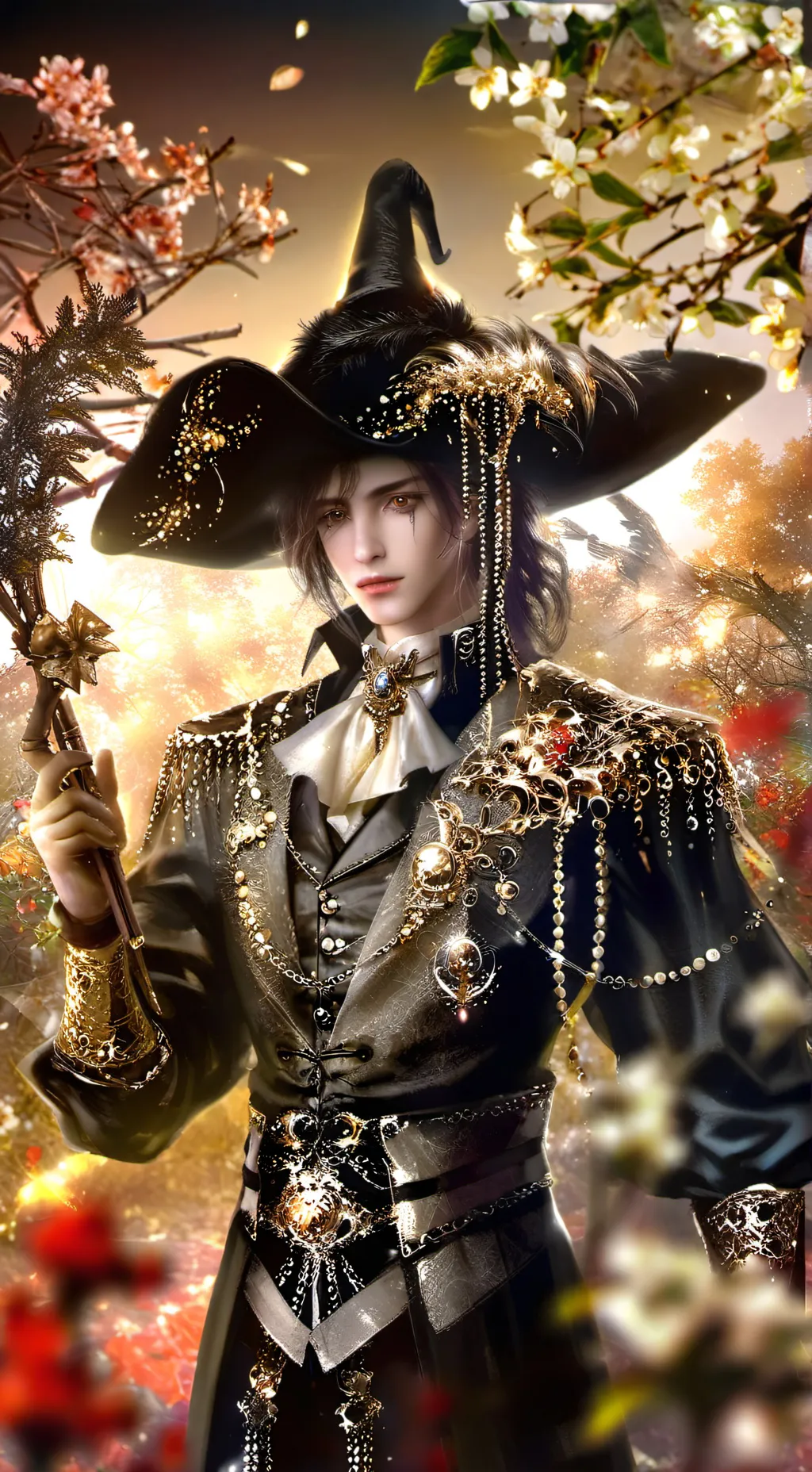 ai character: ник background