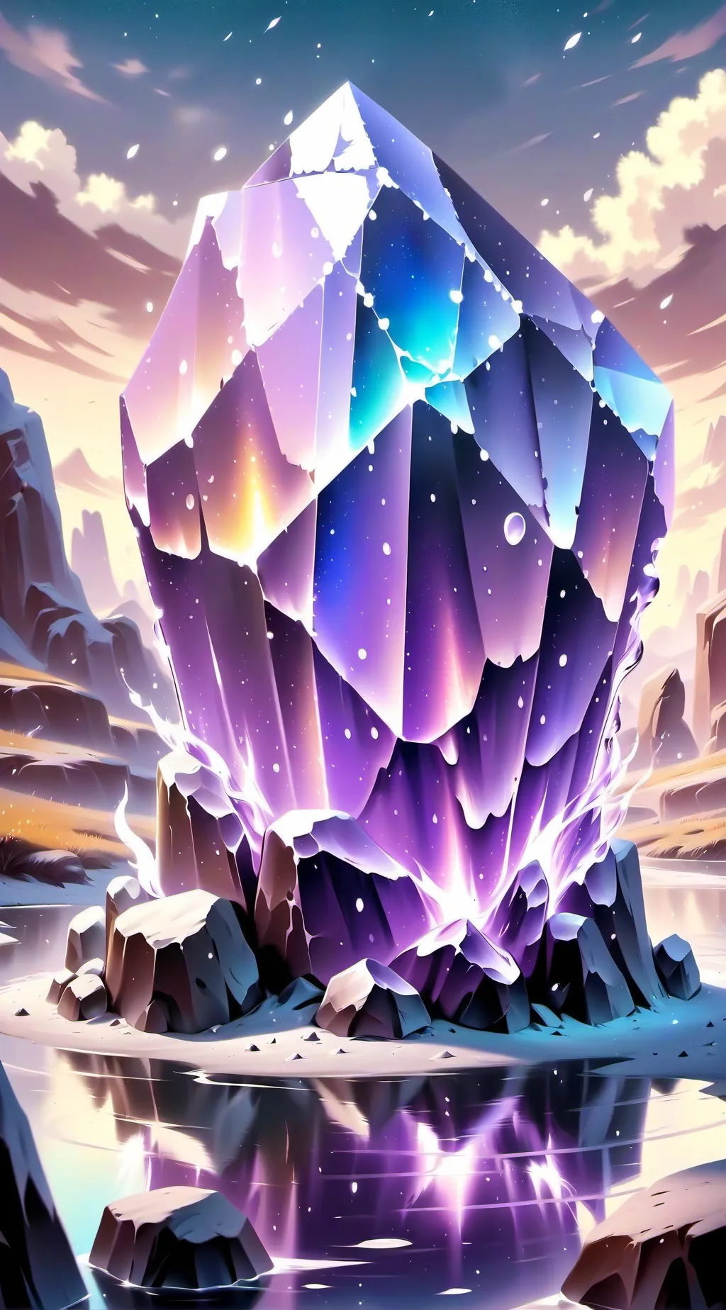 ai character: MHA beach! background