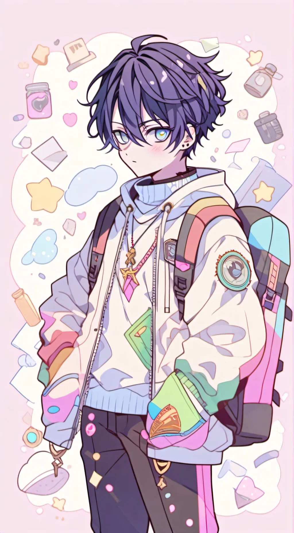 ai character: MHA Prise otages 2 background