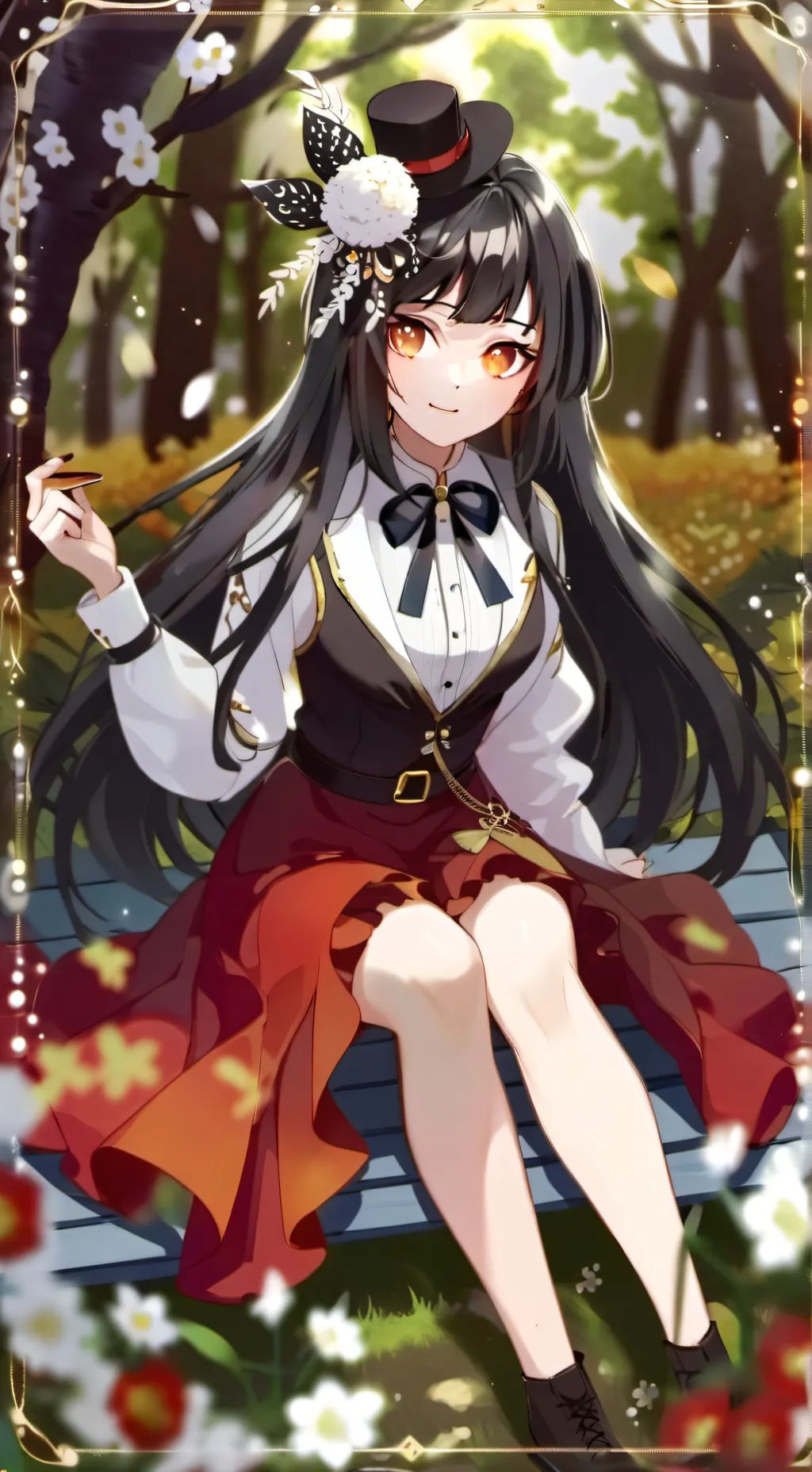 ai character: pick me girl  background