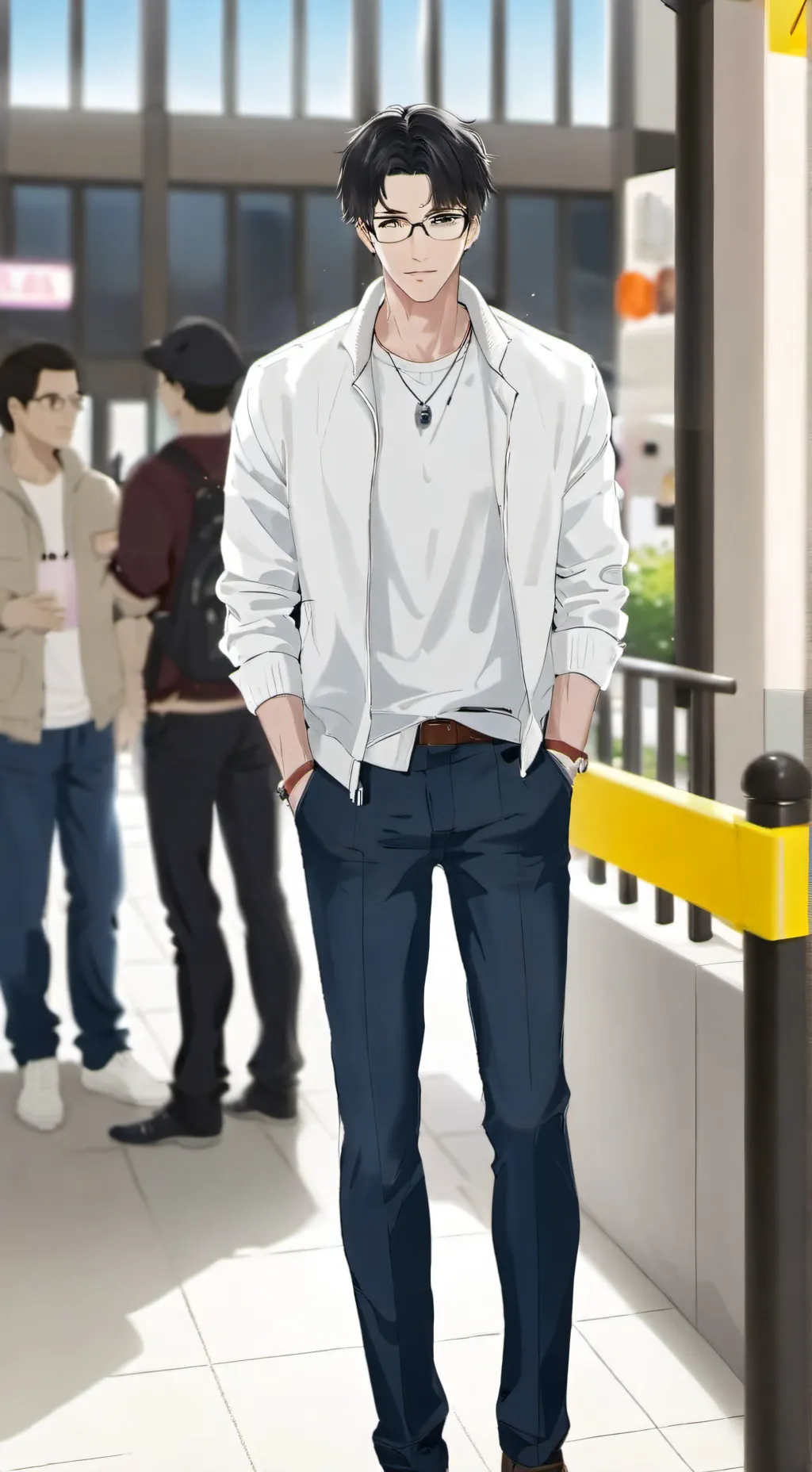 ai character: Zack  background