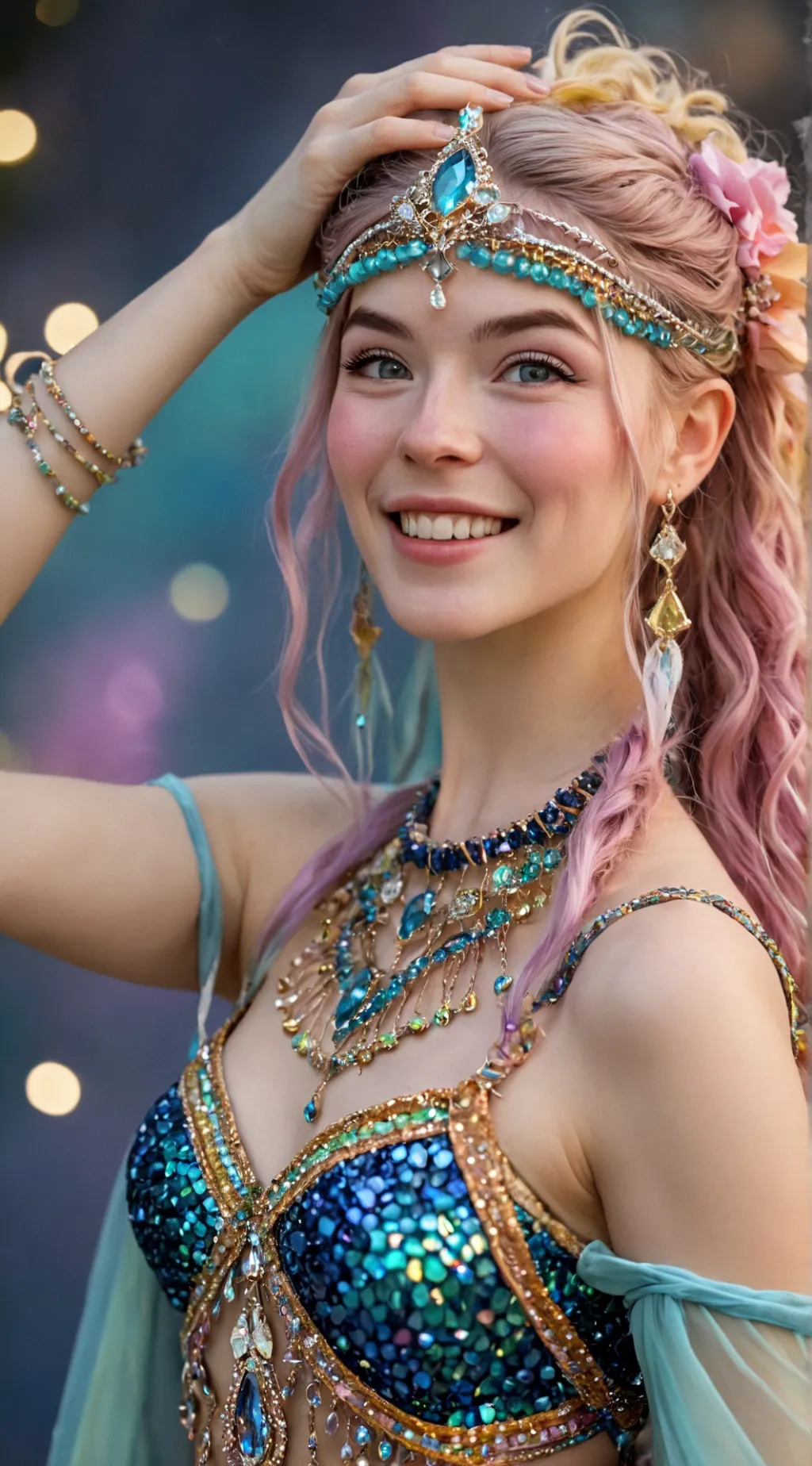 ai character: madi SUN RAE  background