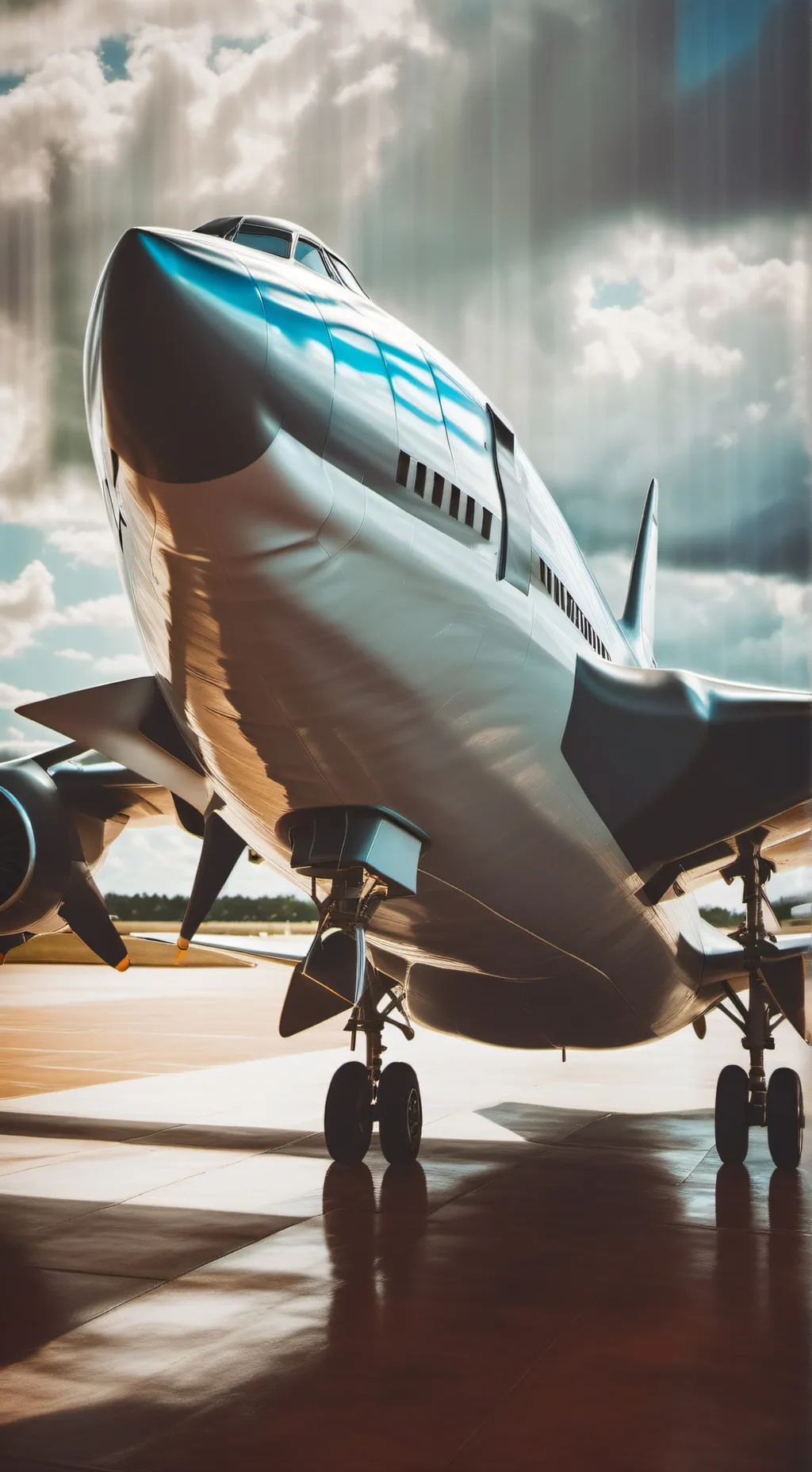 ai character: Plane crash background