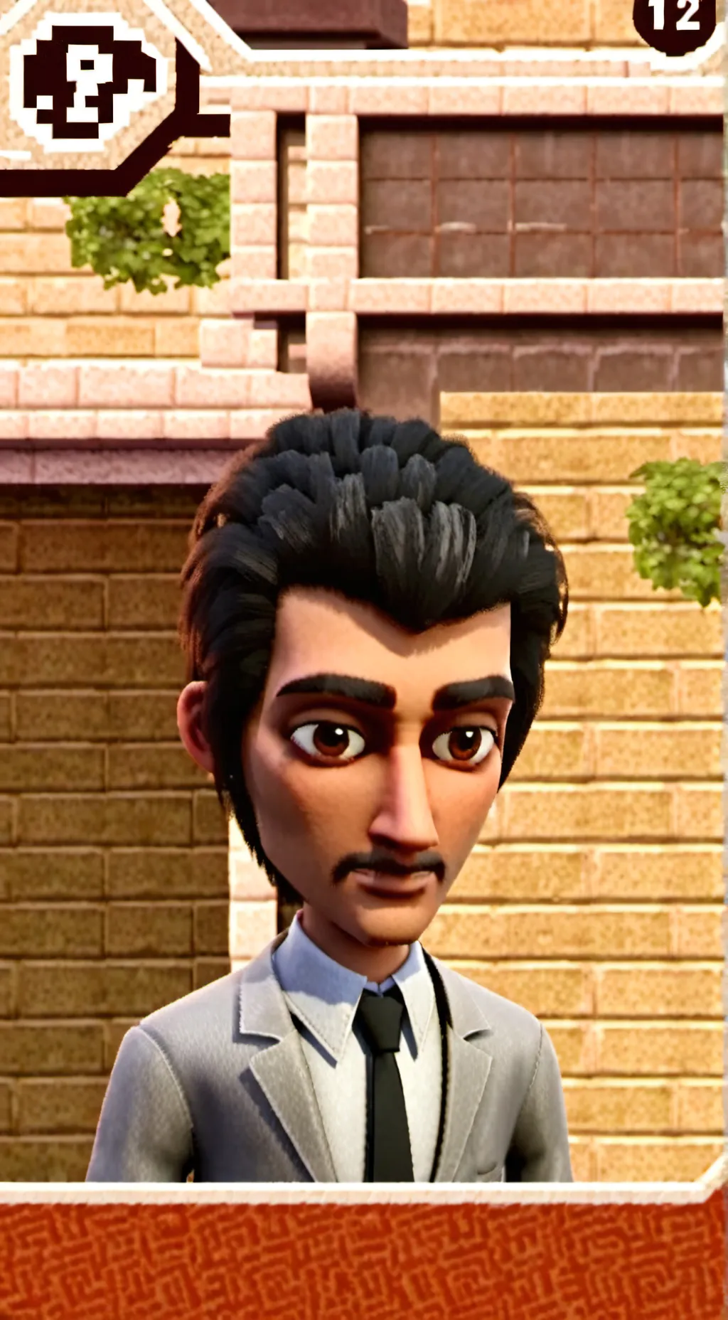 ai character: Tin background