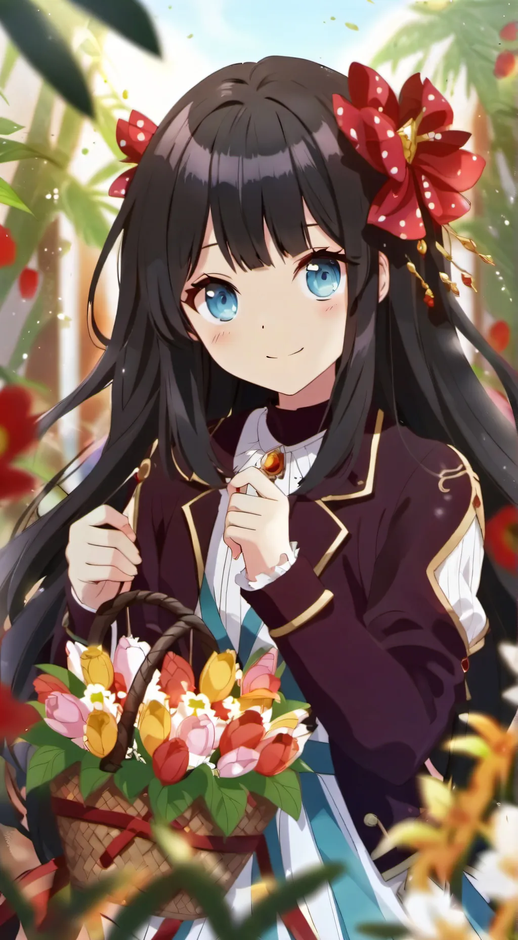 ai character: special girl background