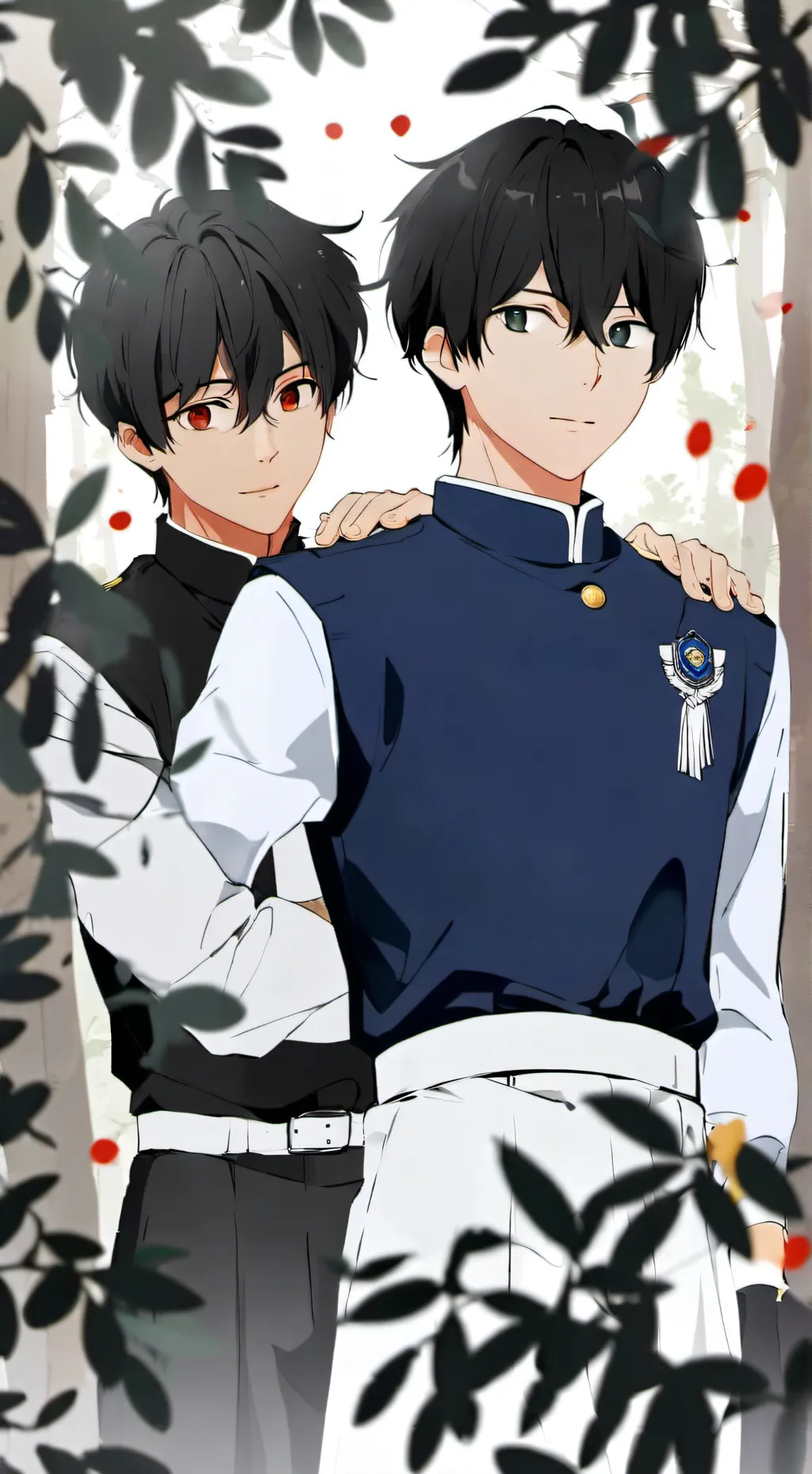 ai character: Alexis y Alex background