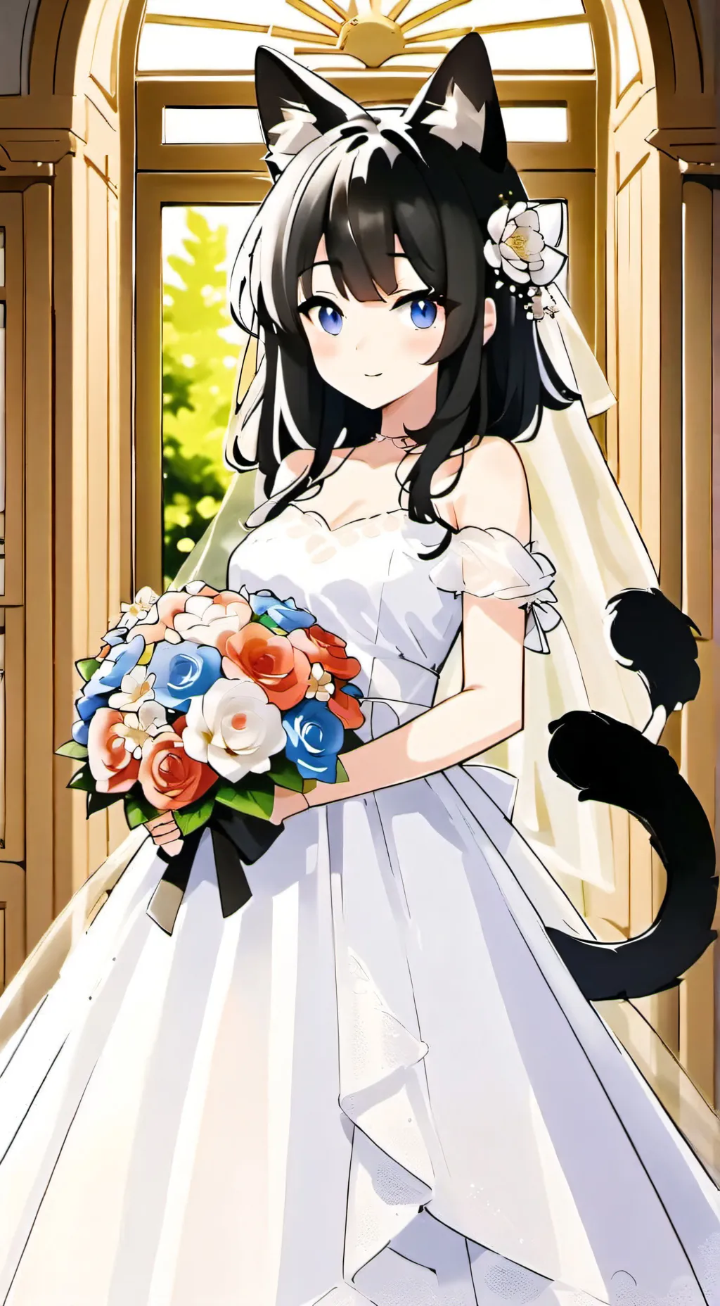 ai character: Fran (Wedding) background