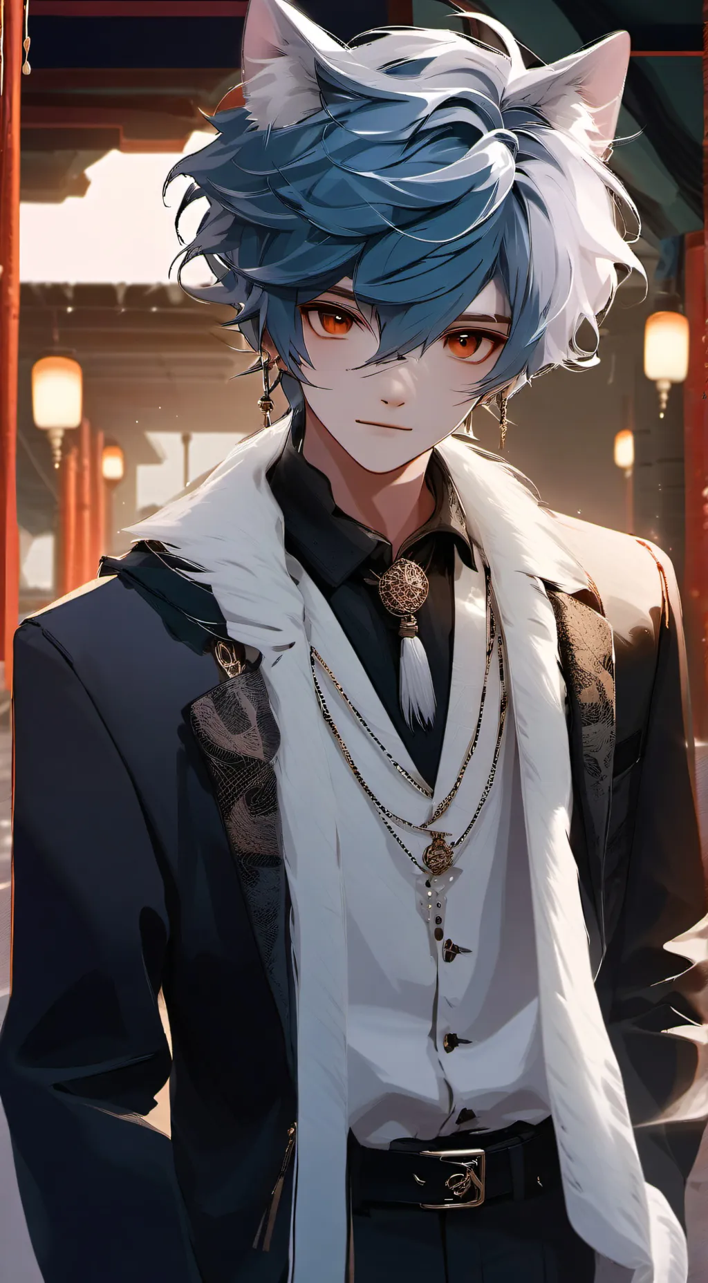 ai character: cat background