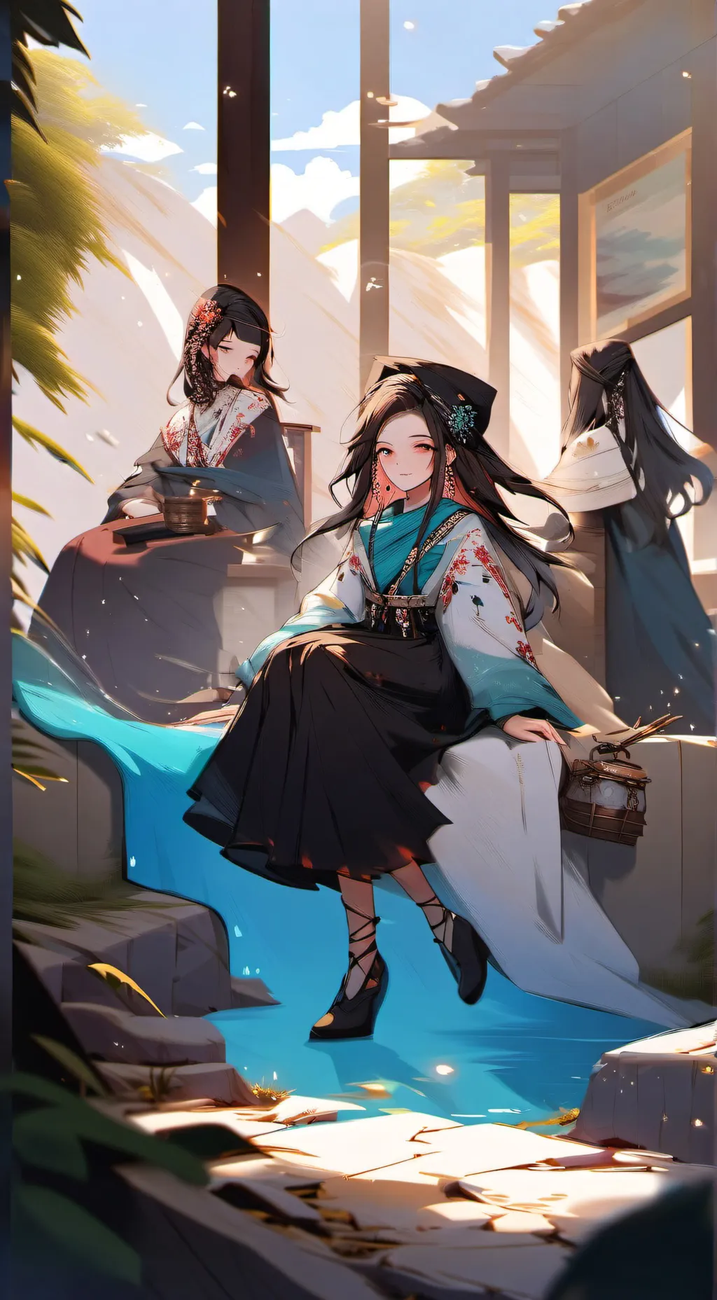 ai character: huntrix background