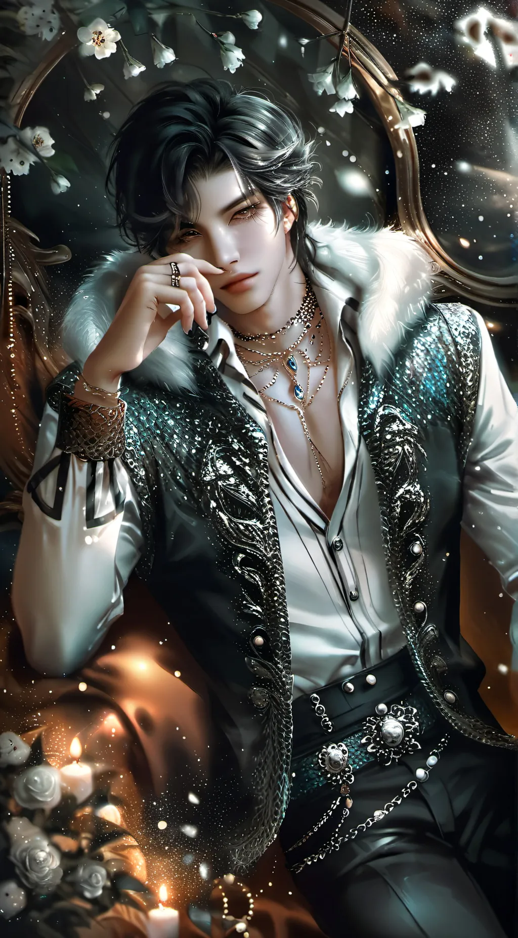 ai character: dun he hun background