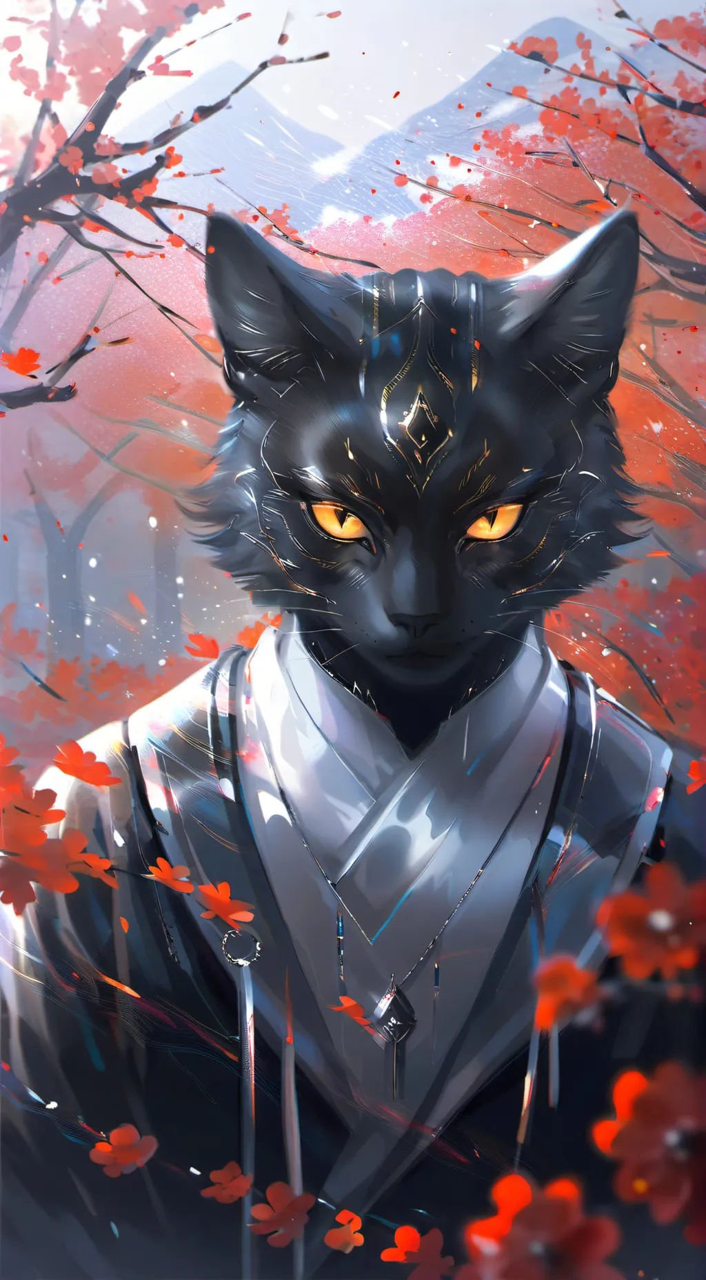 ai character: my name is cat background