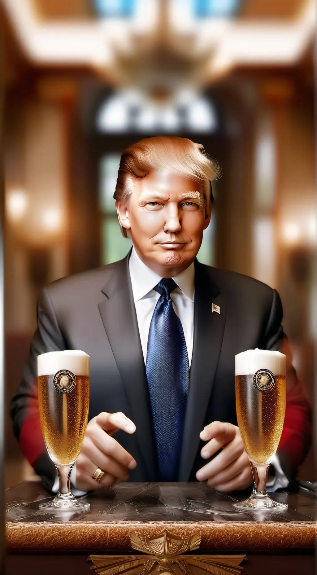 ai character: Donald Trump background