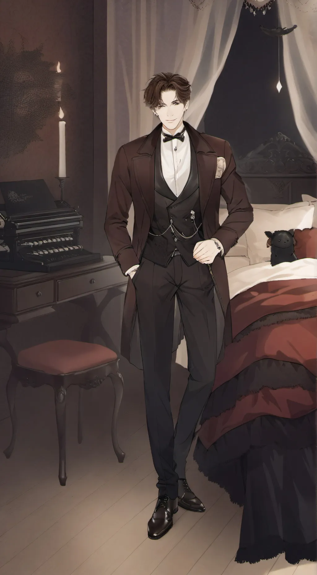 ai character: Lysander  background