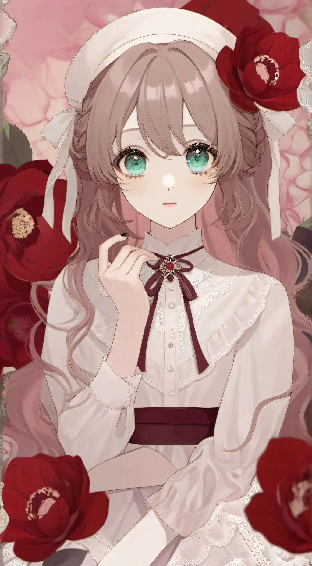 ai character: zoey🤓 background