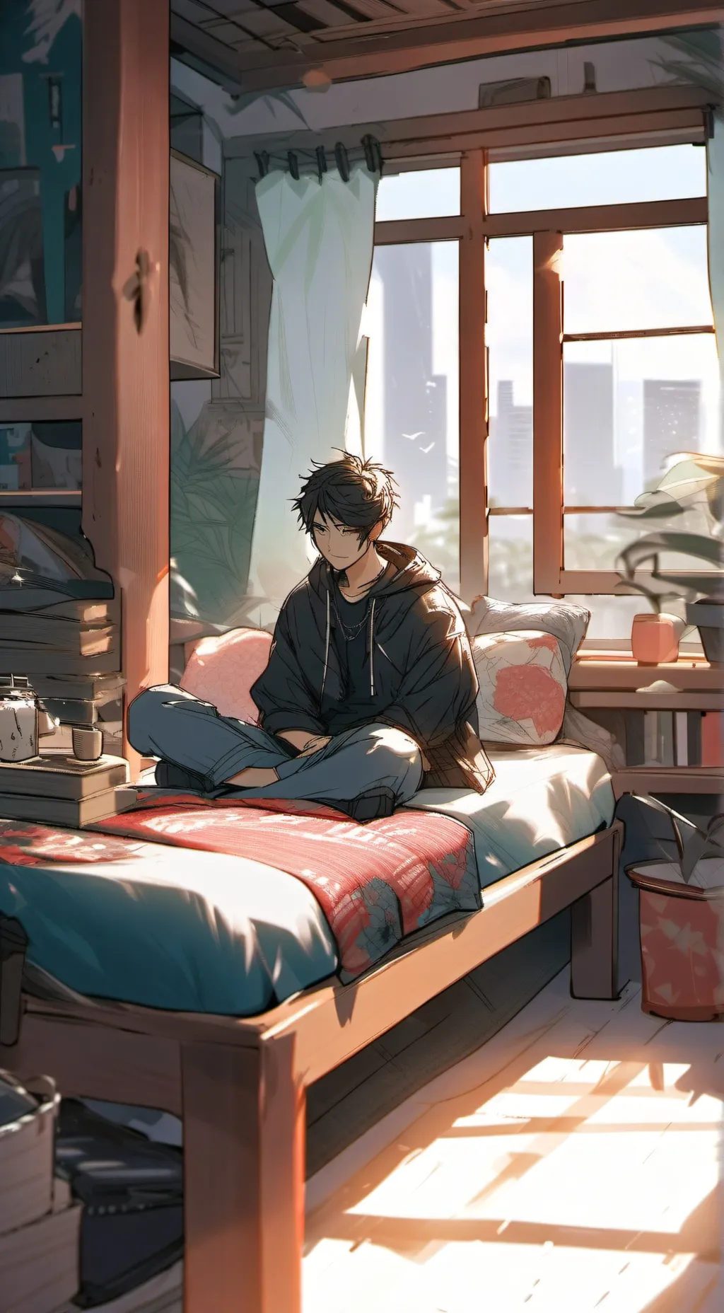 ai character: MHA covid background