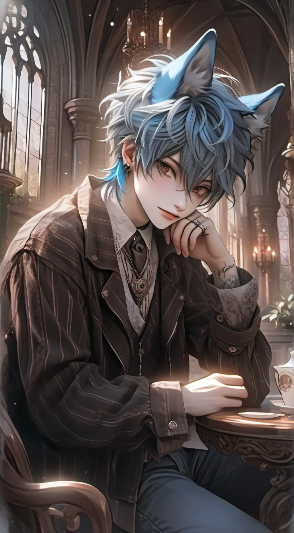 ai character: 💙🍫JAKE🍫💙 background