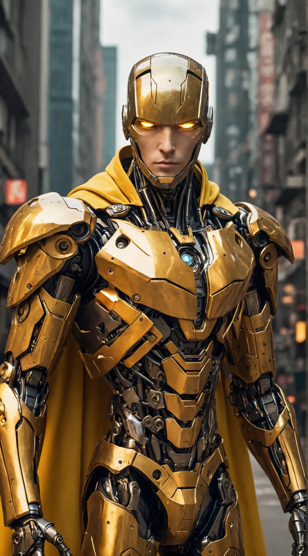 ai character: Android hourman background