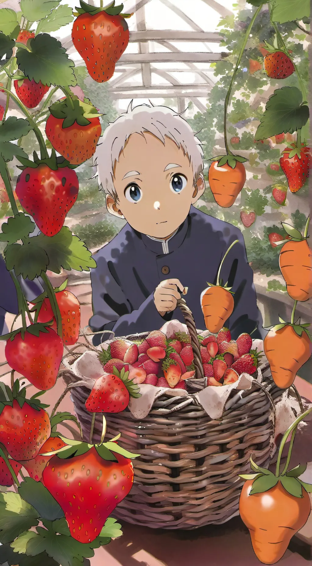 ai character: Grow a garden background