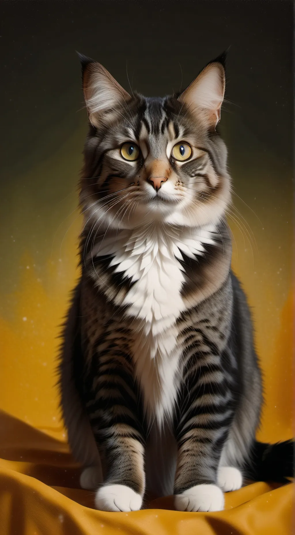 ai character: Cat background