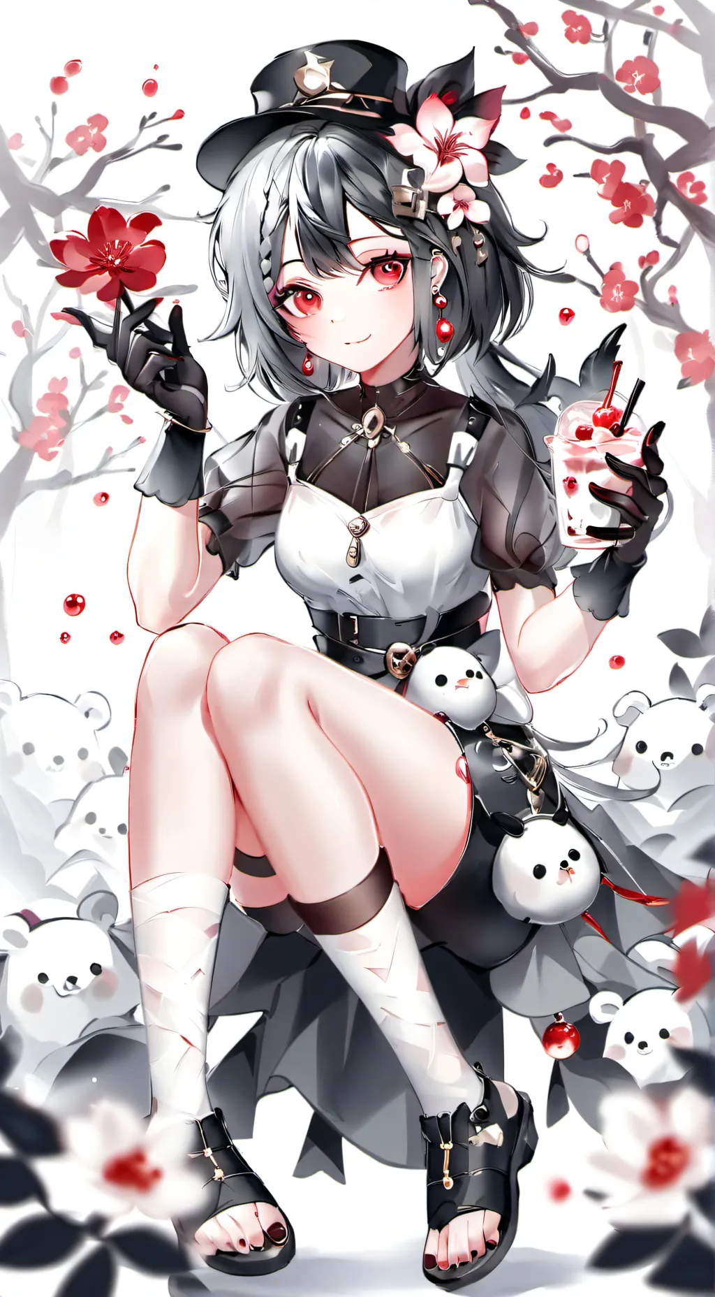 ai character: bakugo background