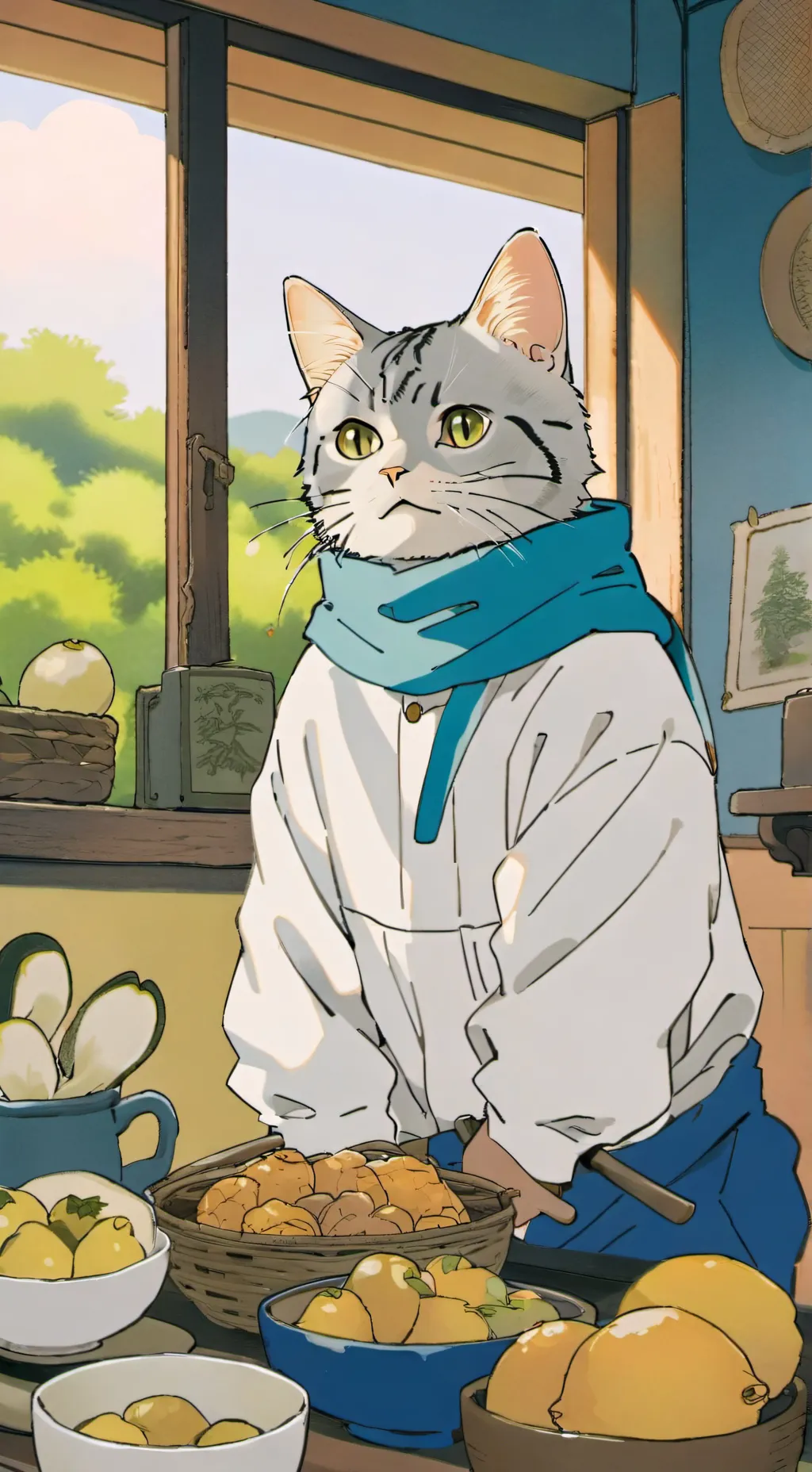 ai character: ваш кот background