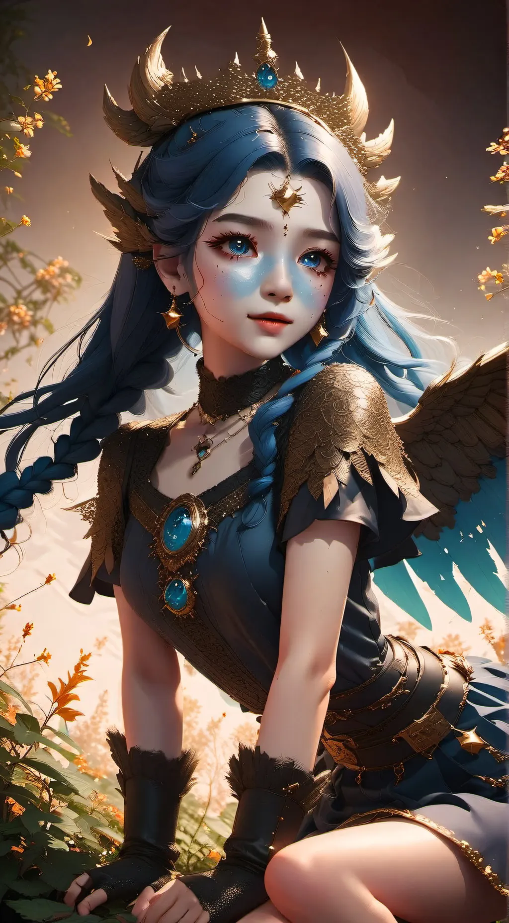 ai character: NightMare Moon background