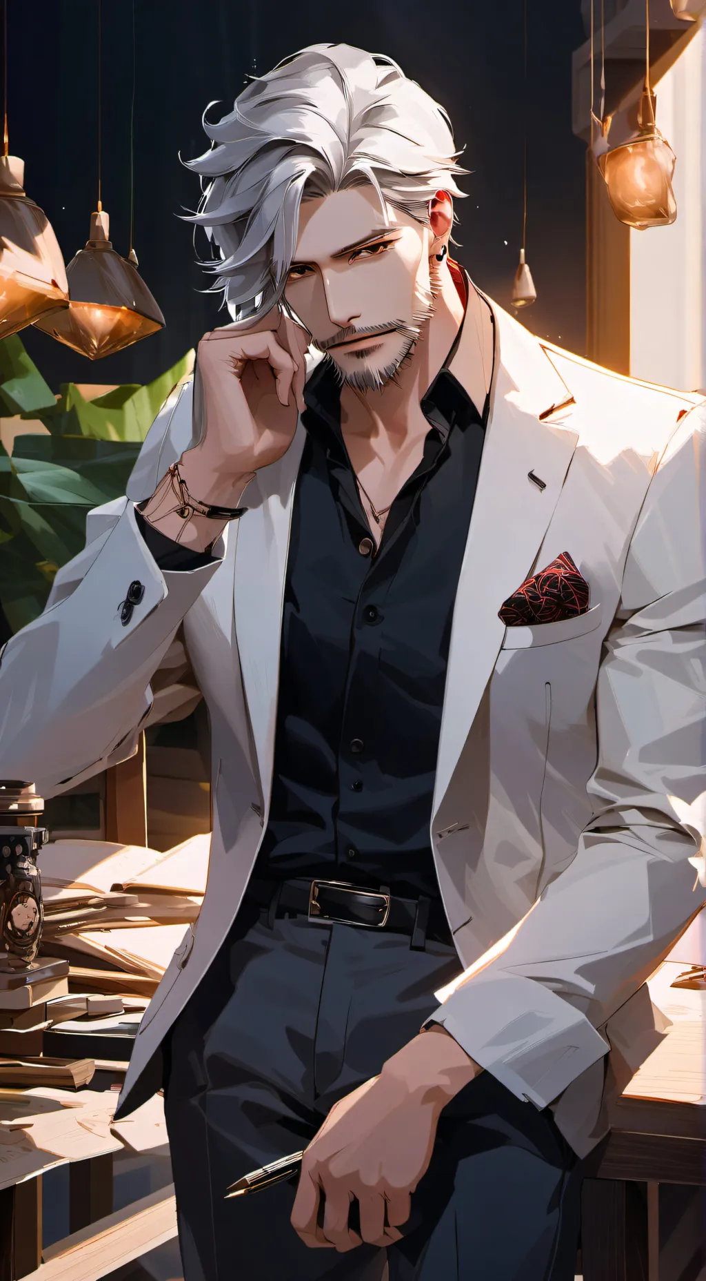 ai character: Dad background