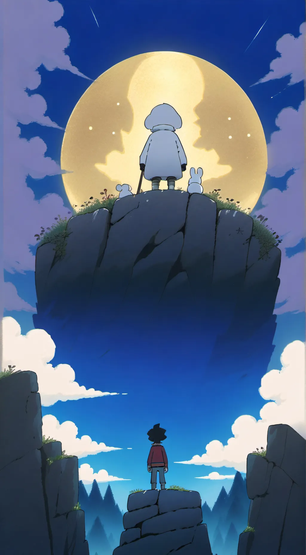 ai character: underground background