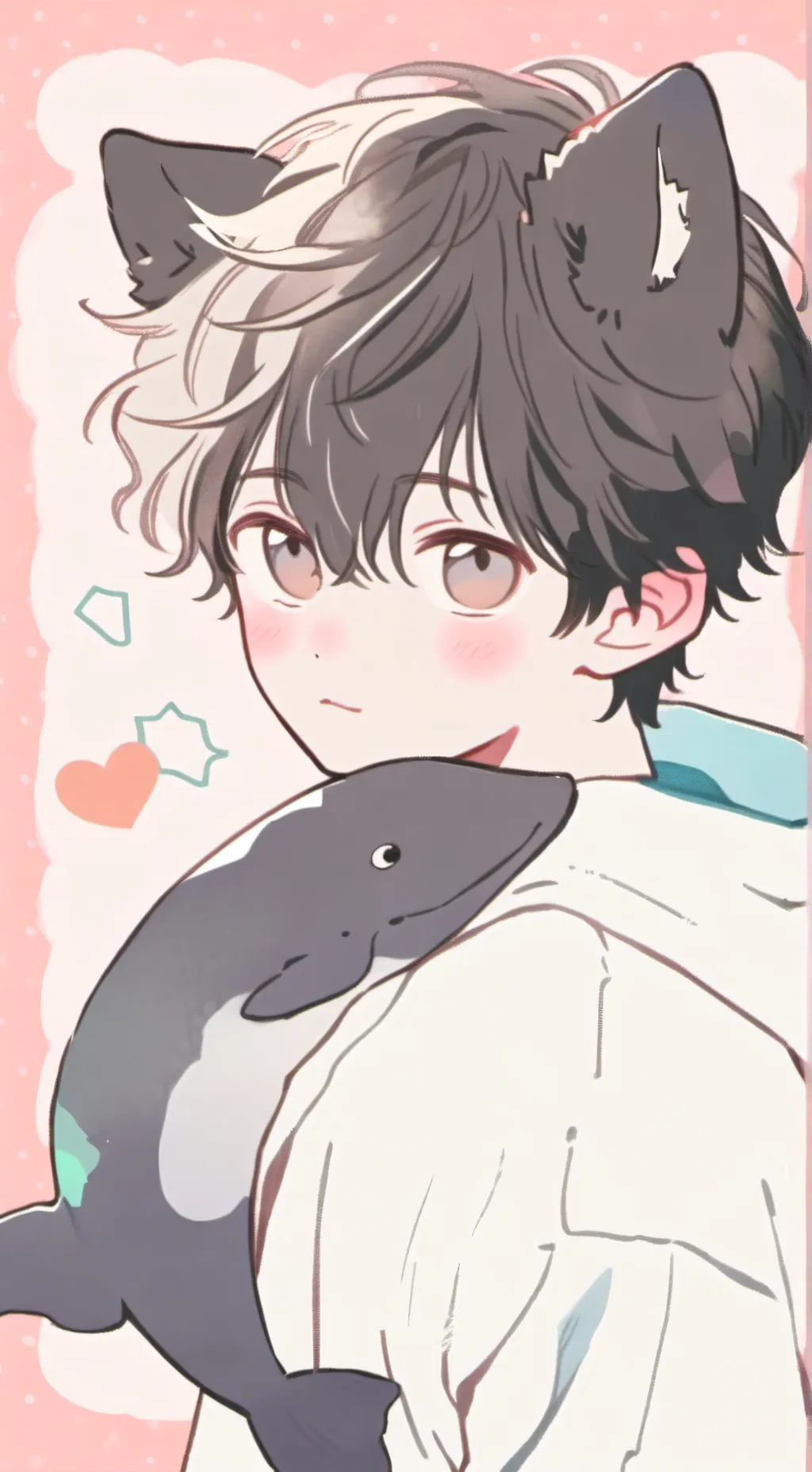 ai character: Whalefin Furry background