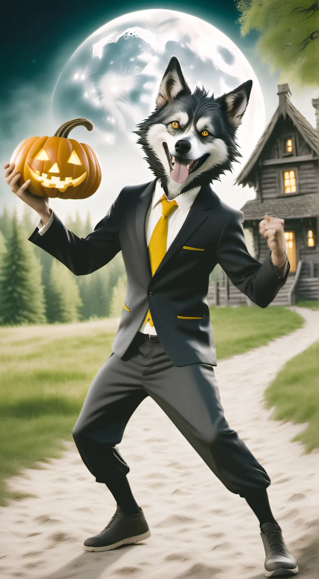 ai character: Pumpkin Jack background