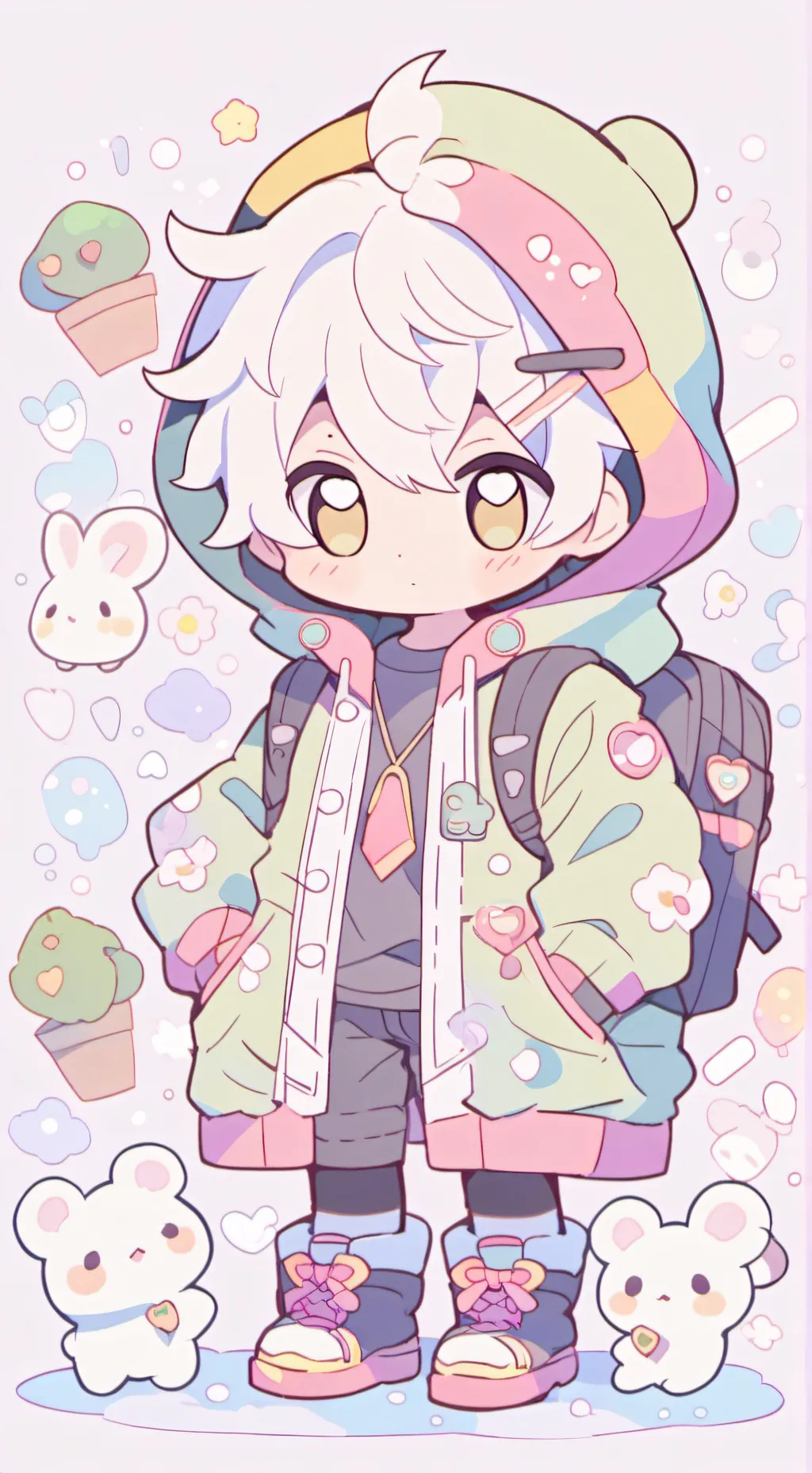 ai character: tu x el gran maja  background