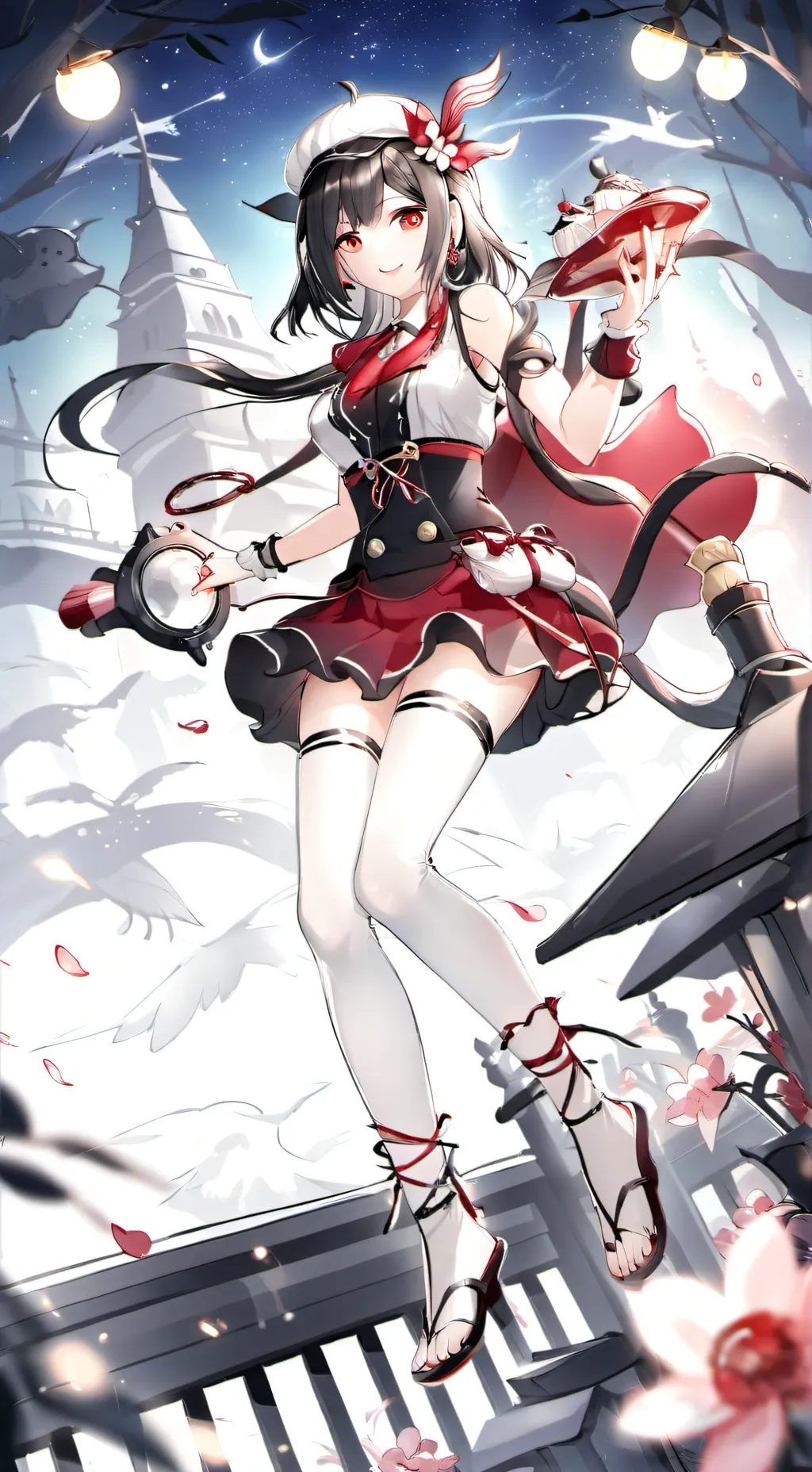 ai character: Асука background