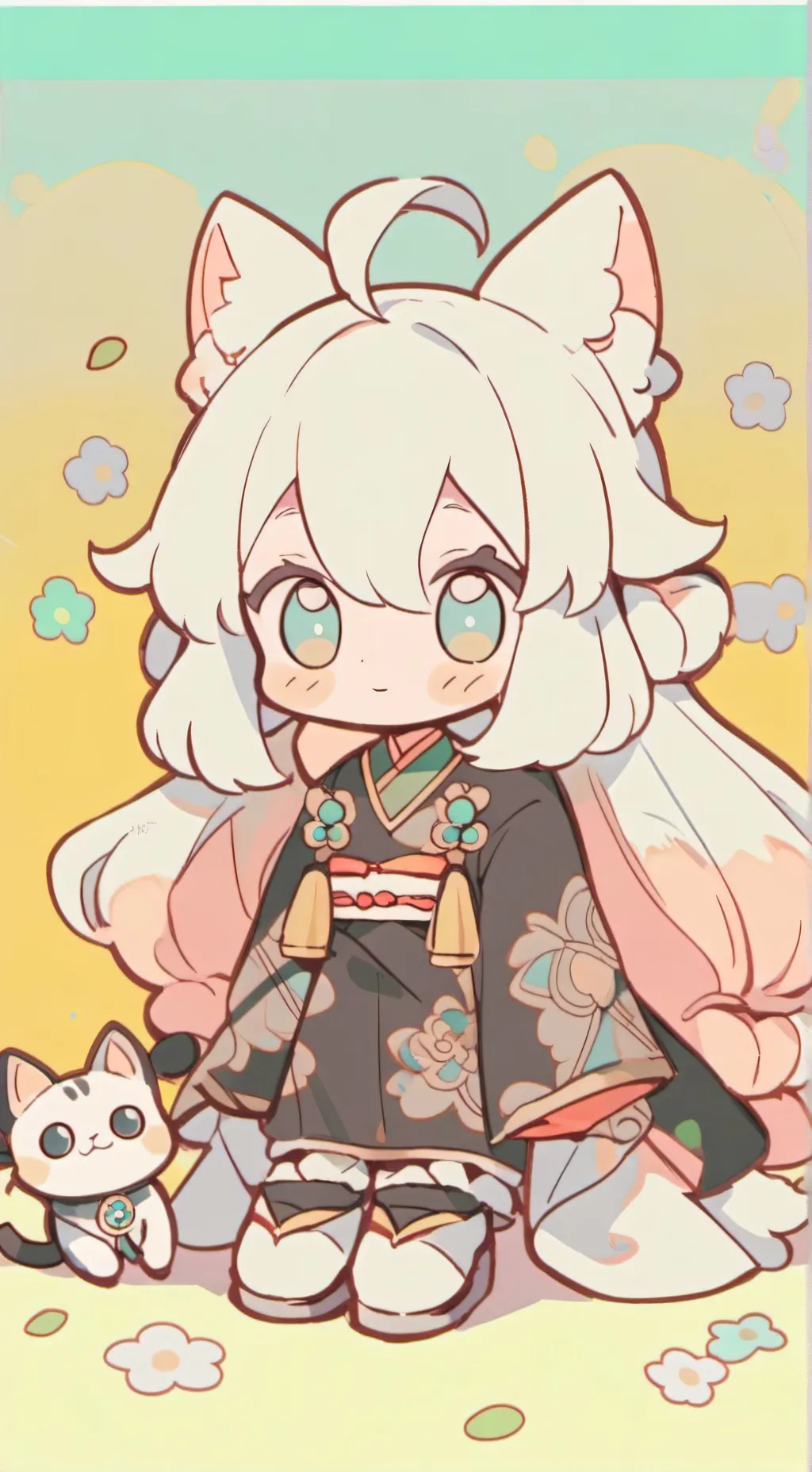 ai character: FPE PET(cat) AU 🇮🇹 background