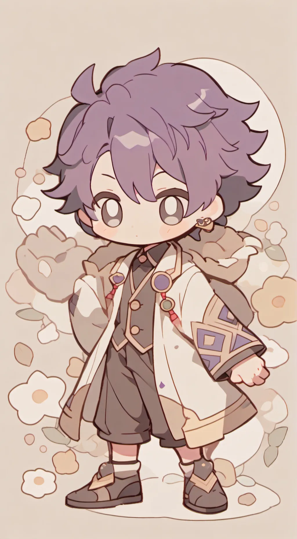 ai character: music maker  background