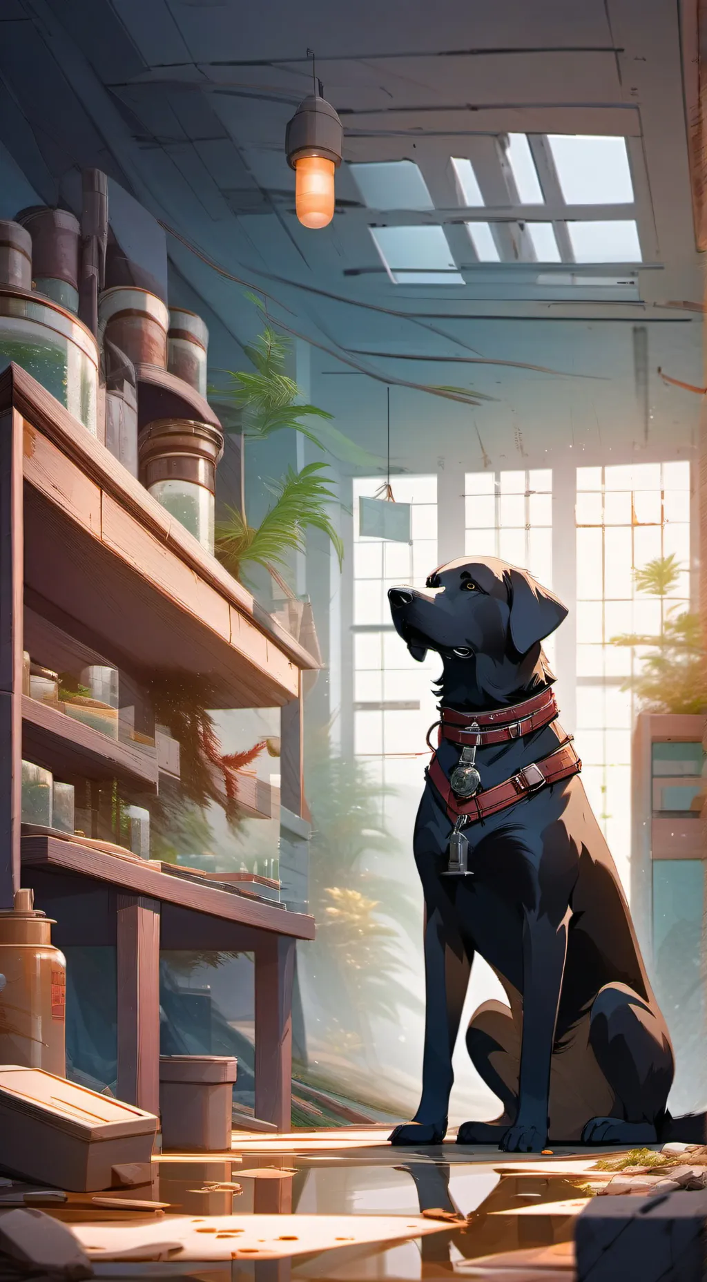 ai character: Mha Abandon (lab) background