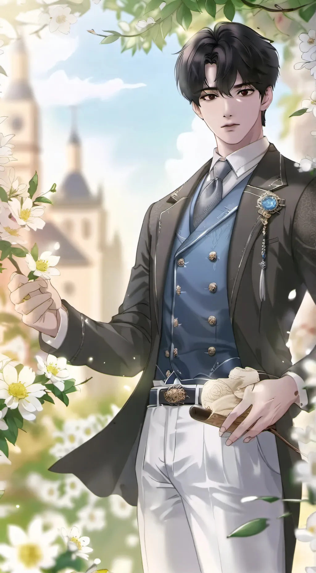 ai character: edi... background